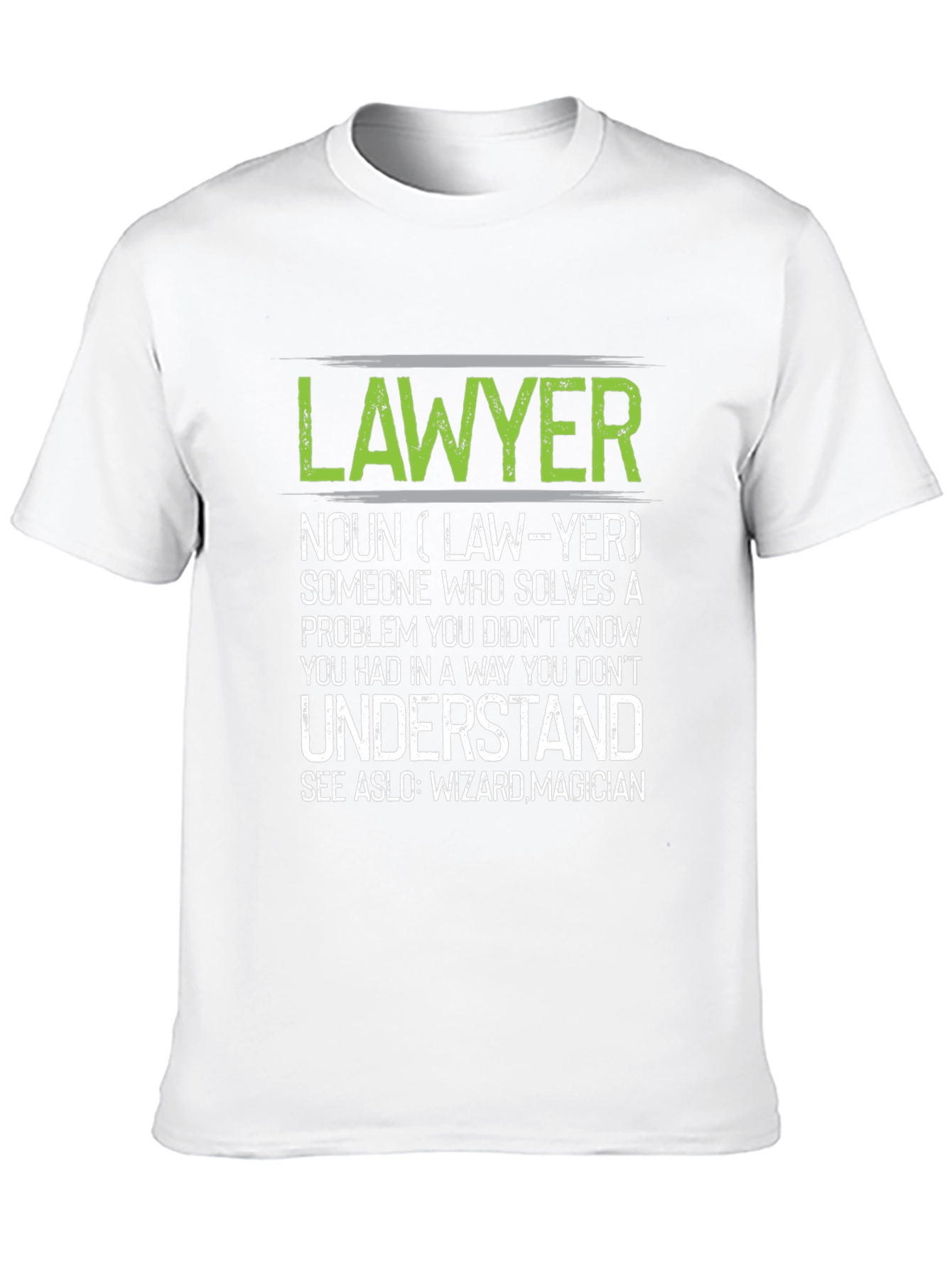 Black Lawyer Definition Graphic T-Shirt view 10