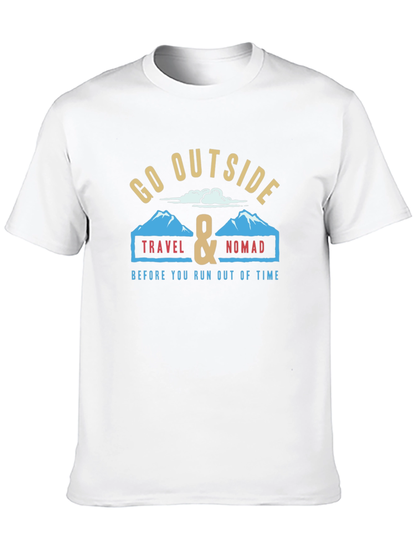 Go Outside Graphic Tee - Travel & Nomad Adventure Shirt - 10