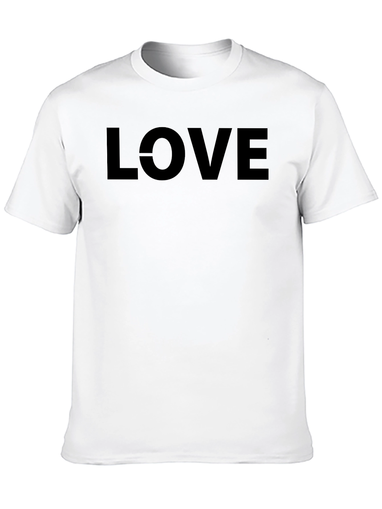 Black Love Graphic Black T-Shirt - Trendy Casual Wear view 10