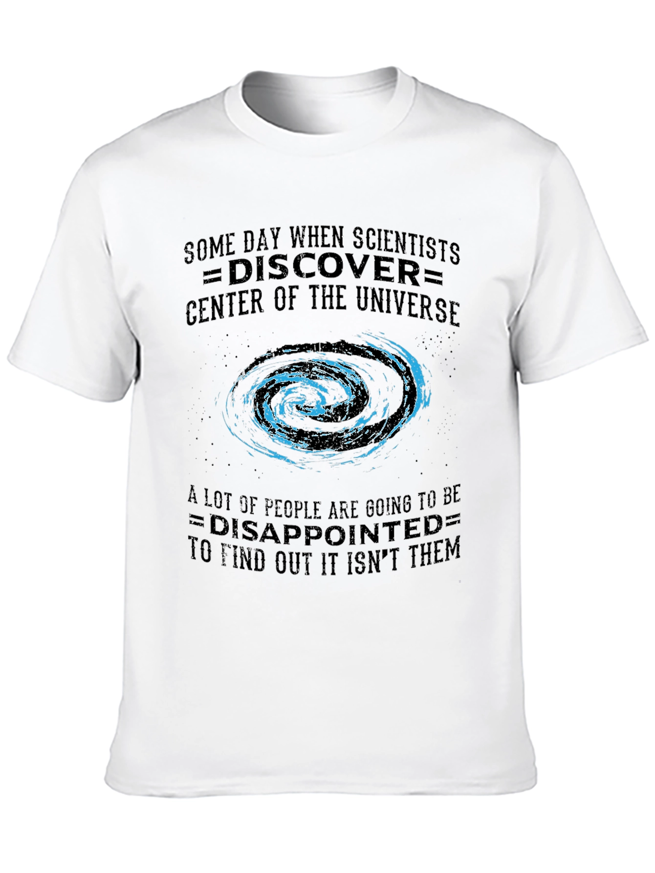 Black Scientist Discovery T-Shirt - Center of the Universe Graphic Tee view 10