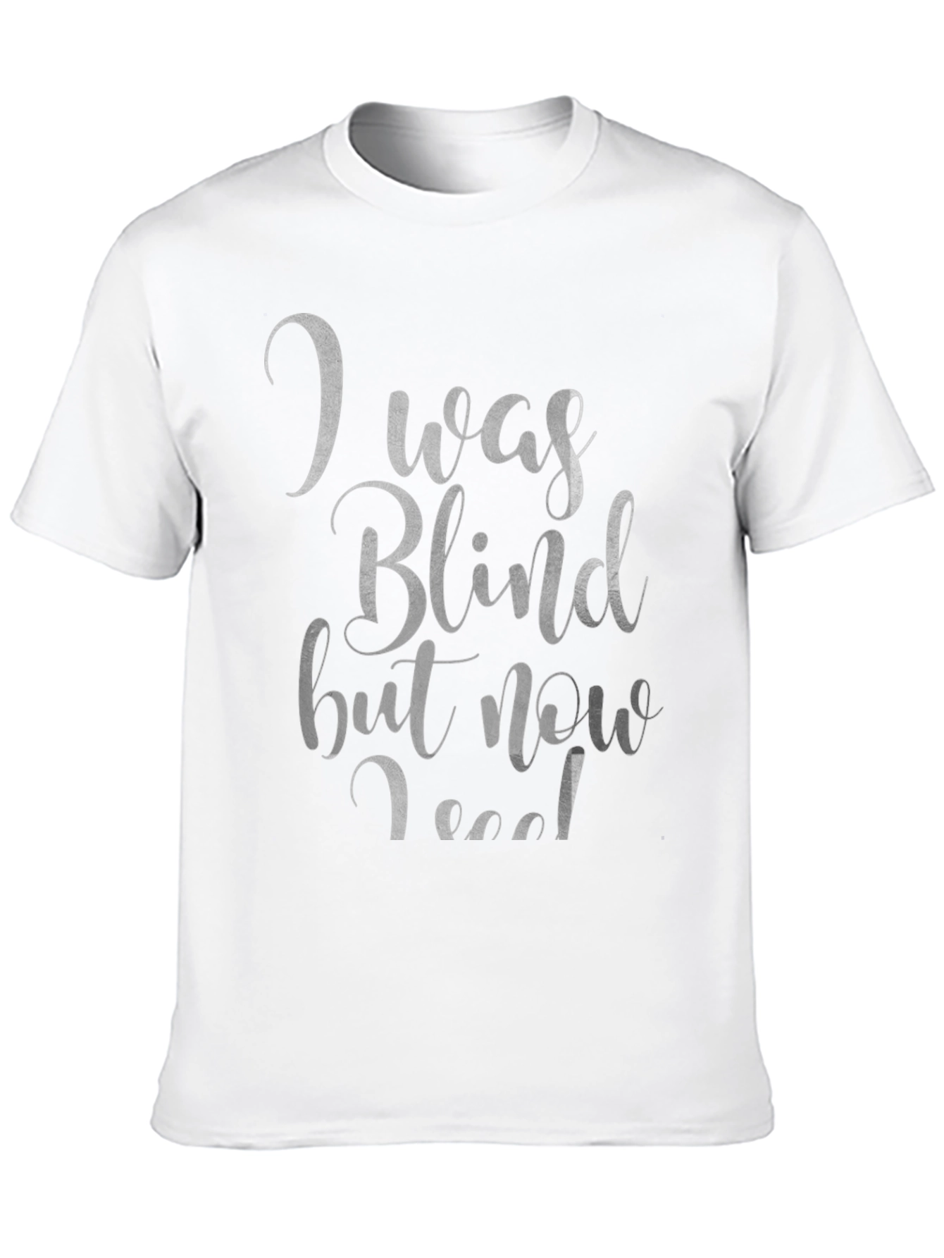 Black I Was Blind T-Shirt - Funny Graphic Tee view 10