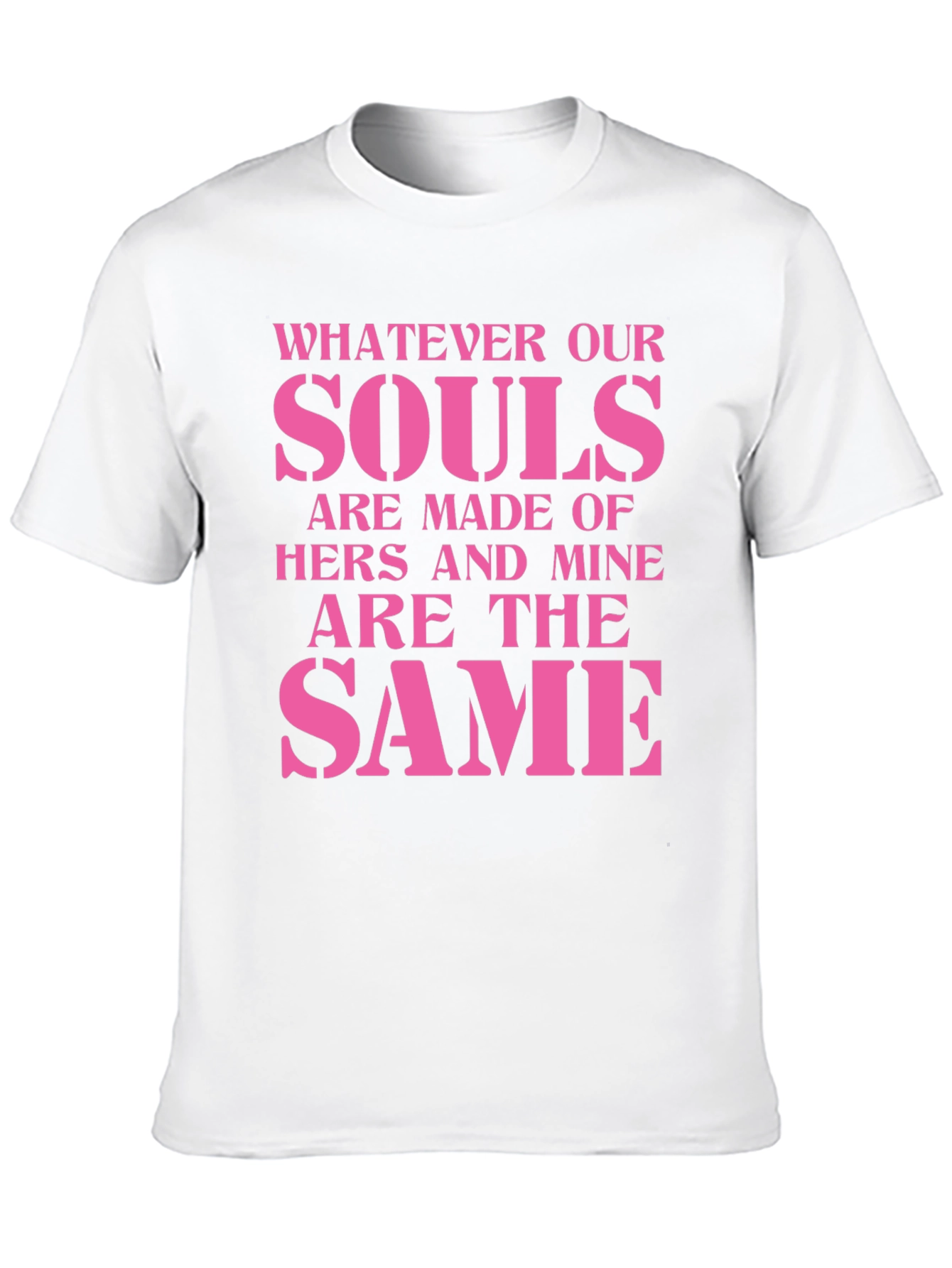 Black Souls Made of Hers and Mine T-Shirt view 10
