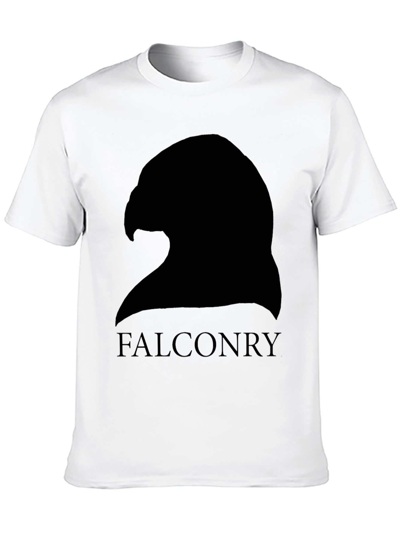 Black Falconry Silhouette Graphic Tee - Black view 10