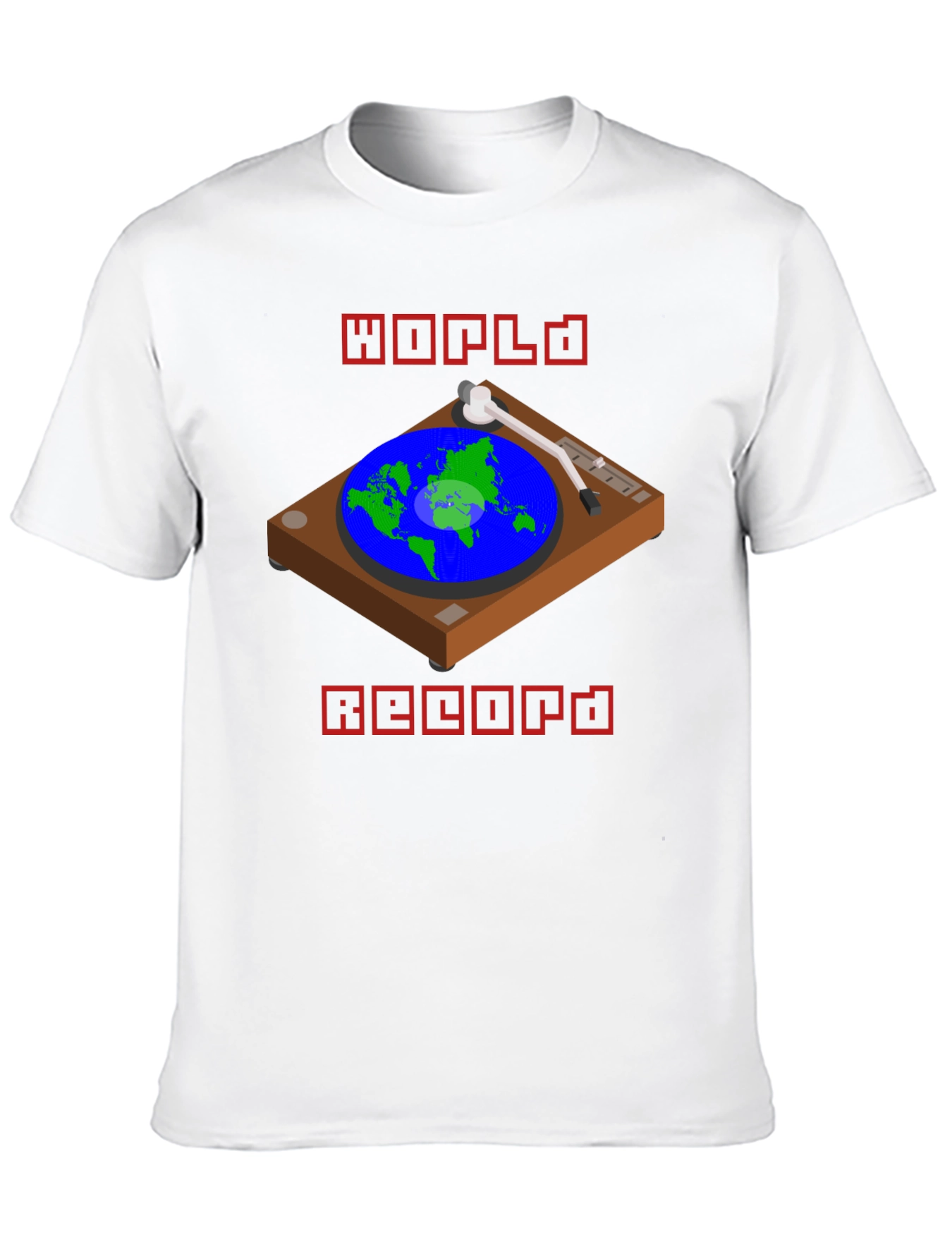 Black World Record T-Shirt view 10