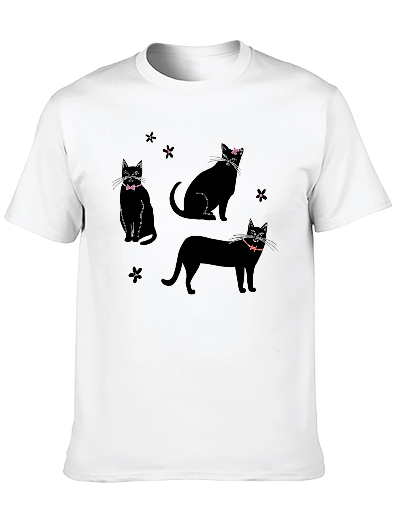Black Black Cat T-Shirt with Bows view 10