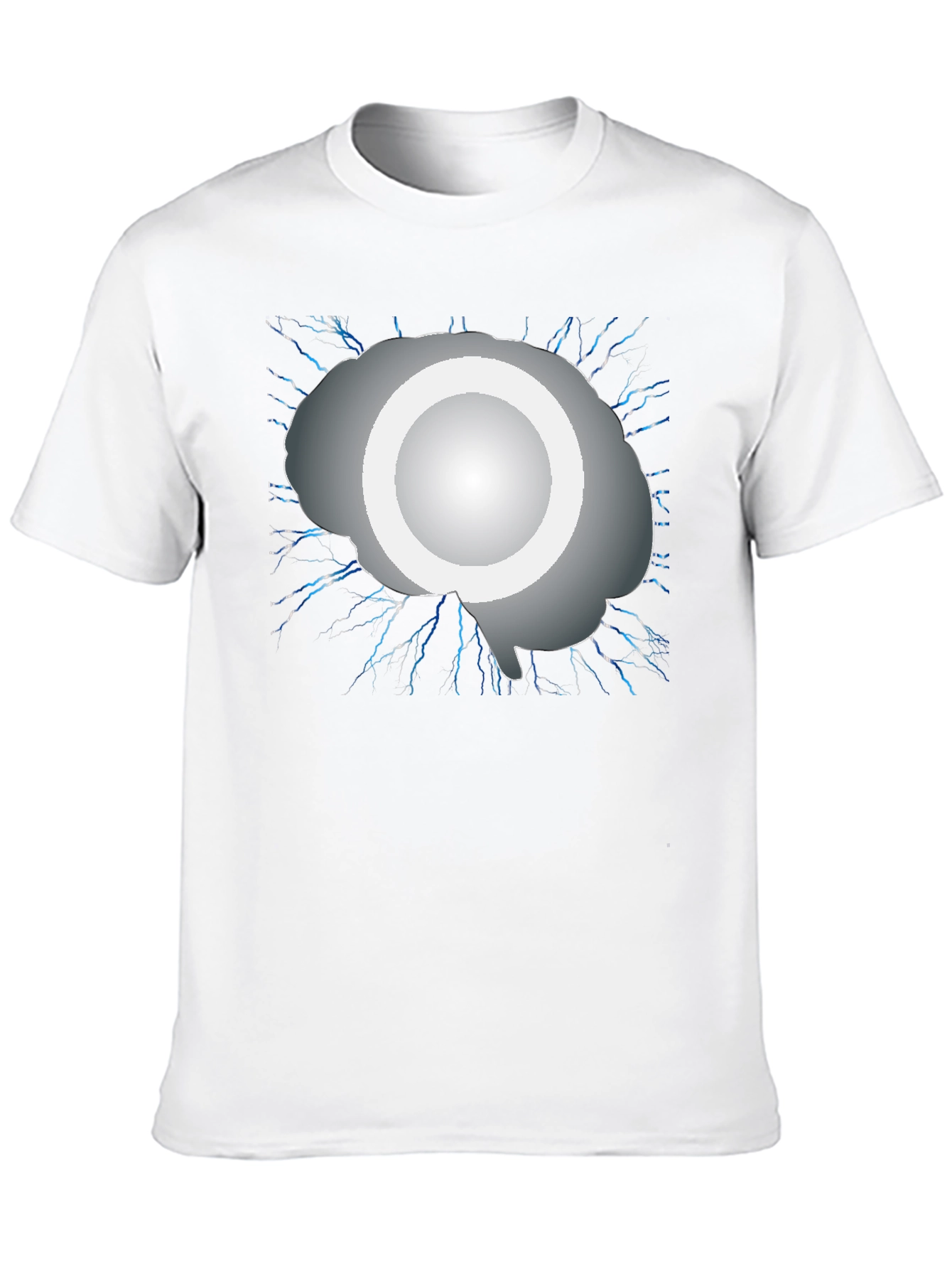 Black Brainstorm Tee - Light Up Your Intellect! view 10