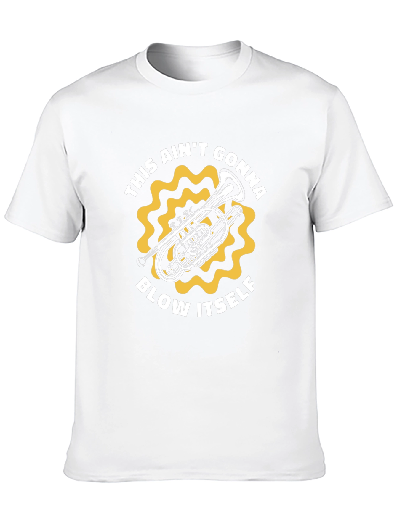 Black Funny Music T-Shirt - This Ain't Gonna Blow Itself view 10