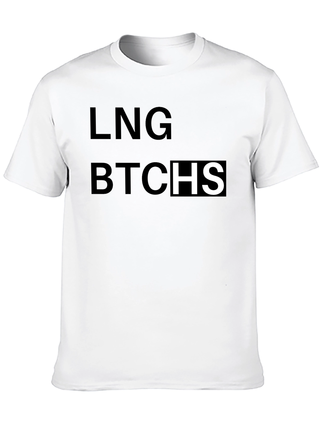 Black LNG BTCHS Graphic T-Shirt - Bold Statement Tee view 10