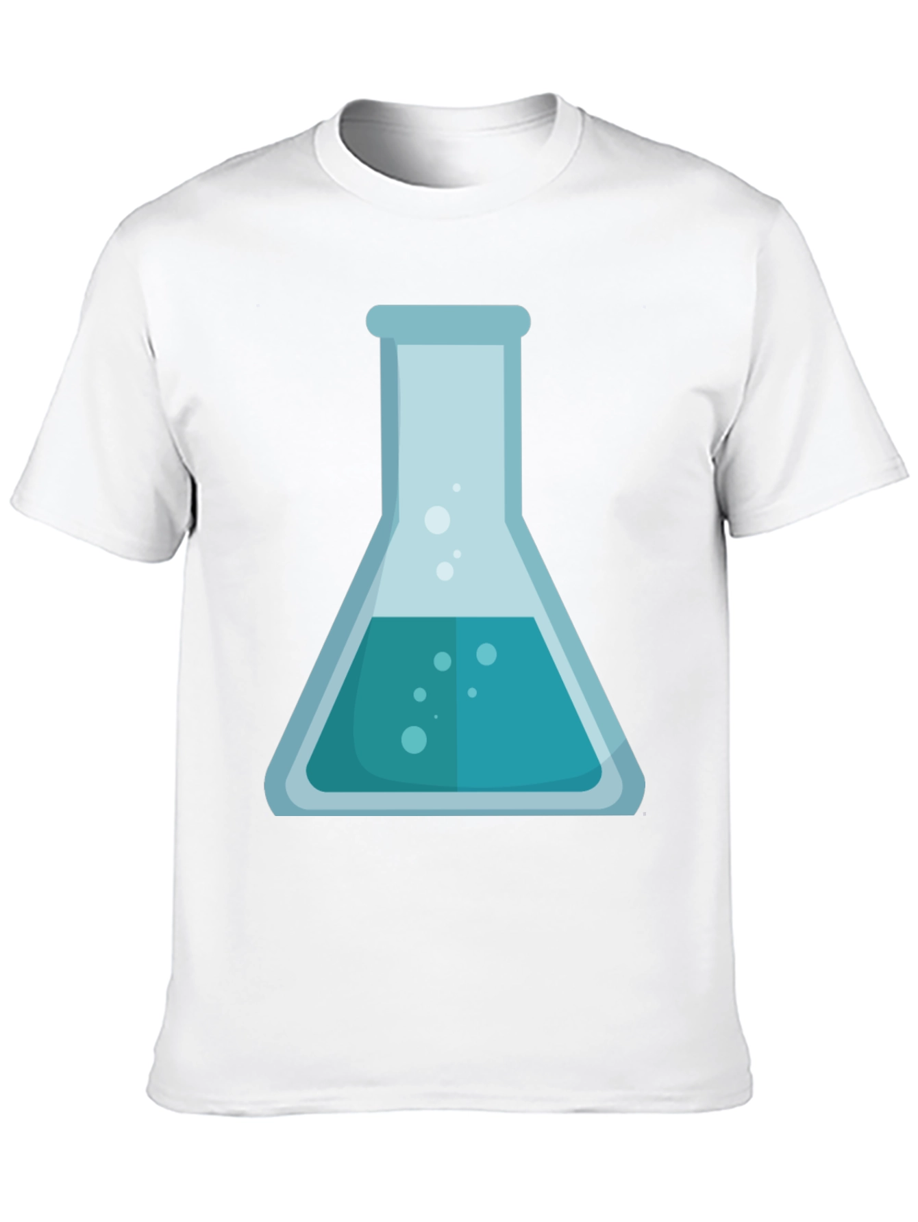 Black Science Beaker Graphic T-Shirt - Chemistry Lab Style Tee view 10