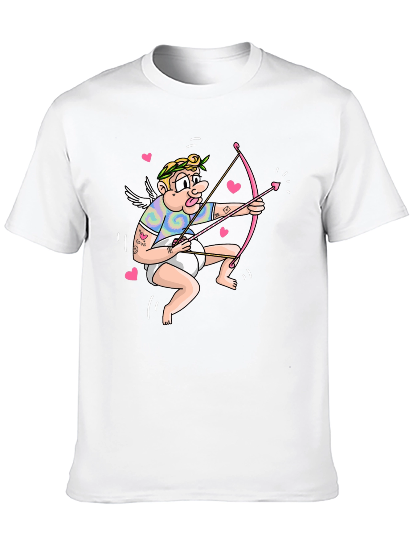 Black Cupid Arrow T-Shirt view 10