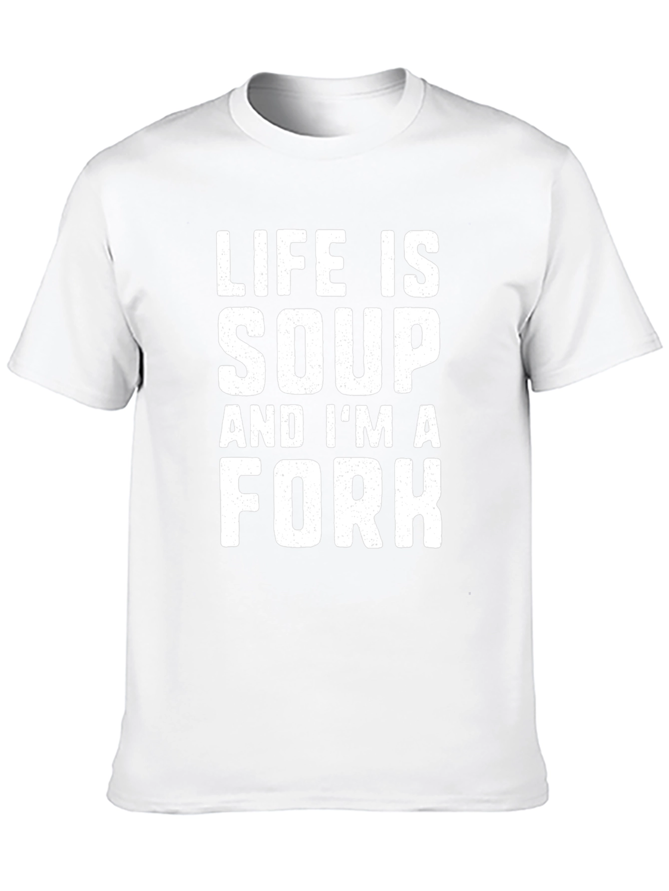Black Life is Soup, I'm a Fork Black T-Shirt view 10