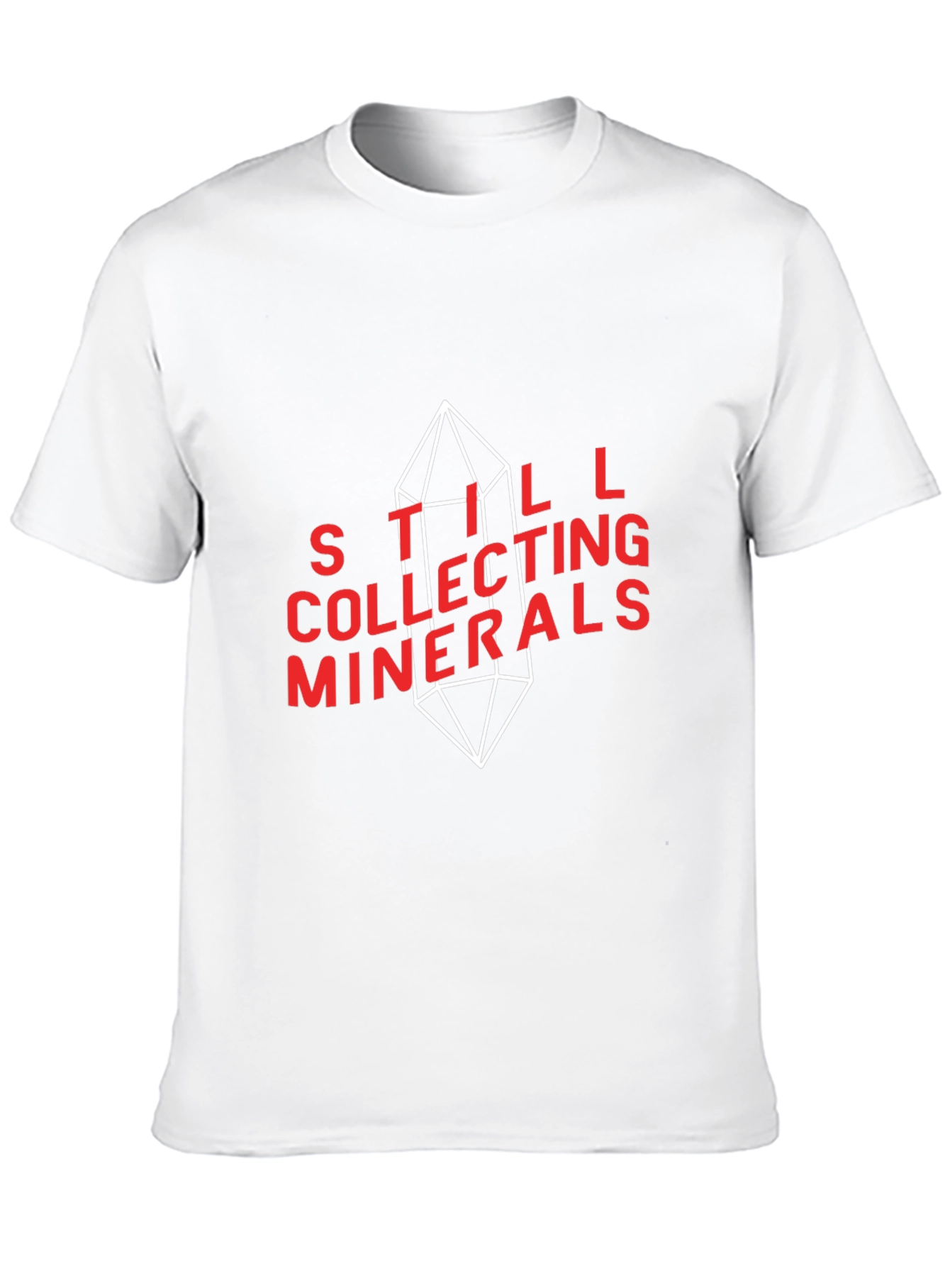 Black Still Collecting Minerals Graphic Tee view 10