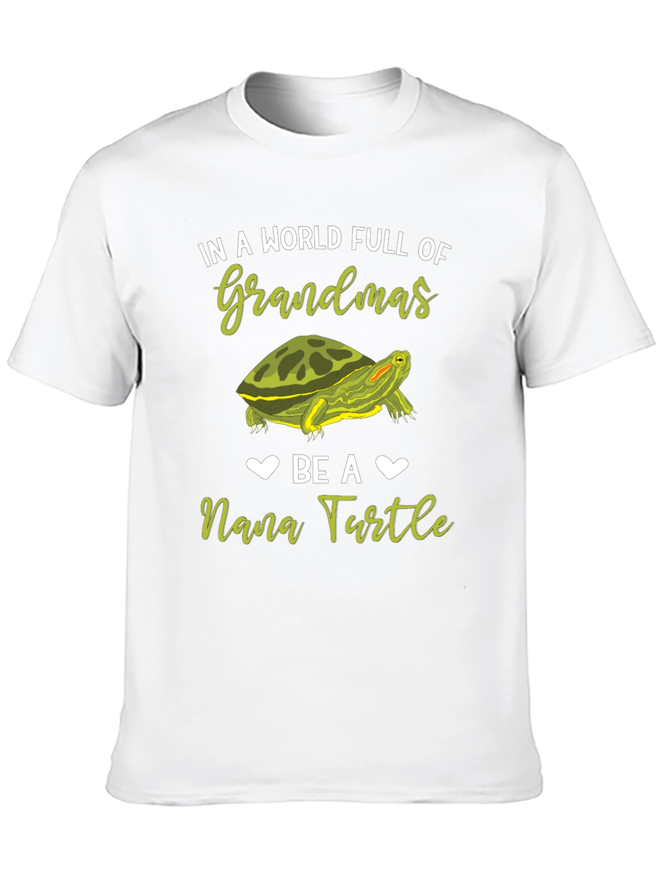 Black Nana Turtle T-Shirt - Grandmas World Gift Tee view 10