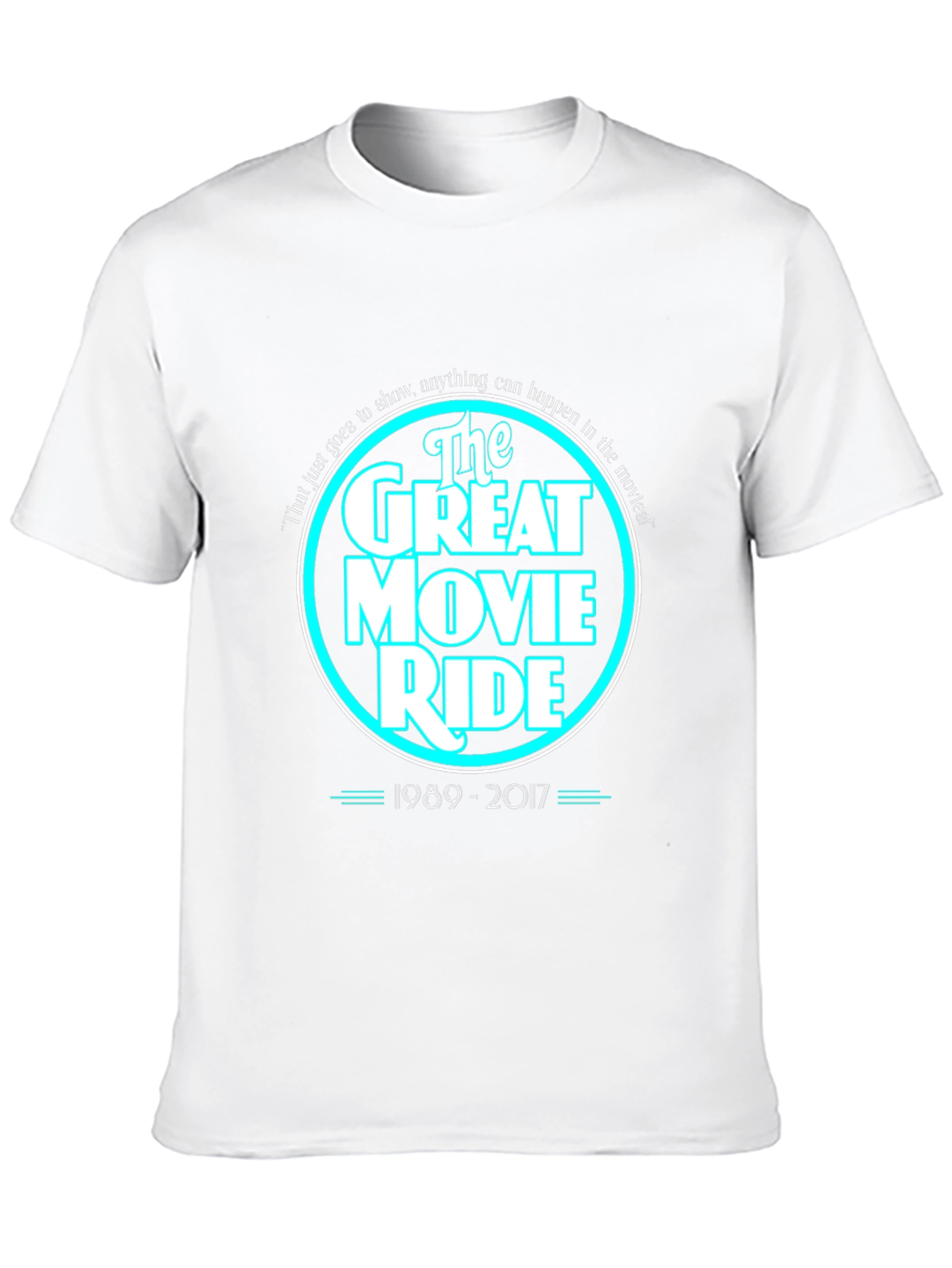 Black The Great Movie Ride Black T-Shirt view 10