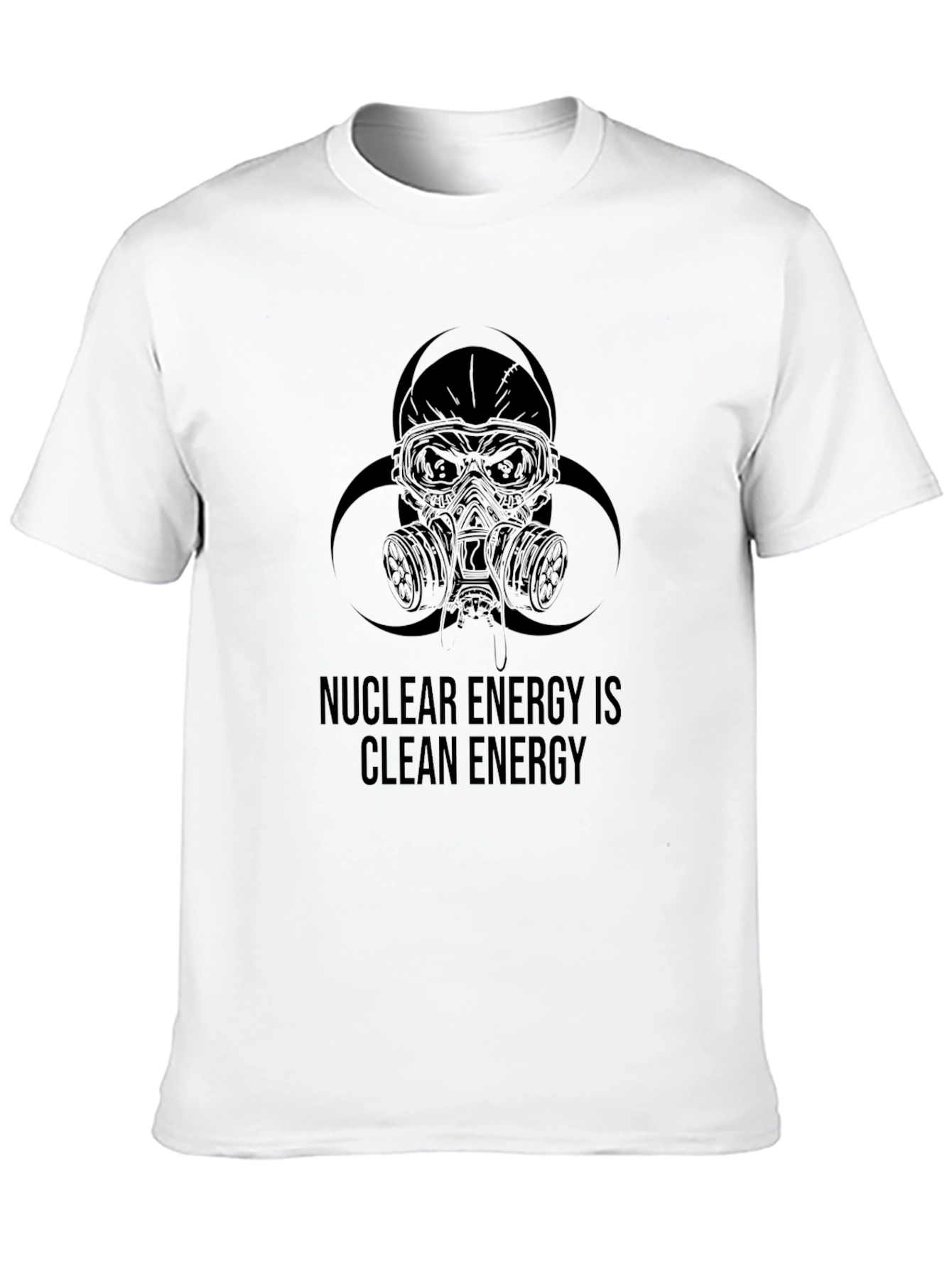 Black Nuclear Energy Clean Energy Graphic T-Shirt view 10
