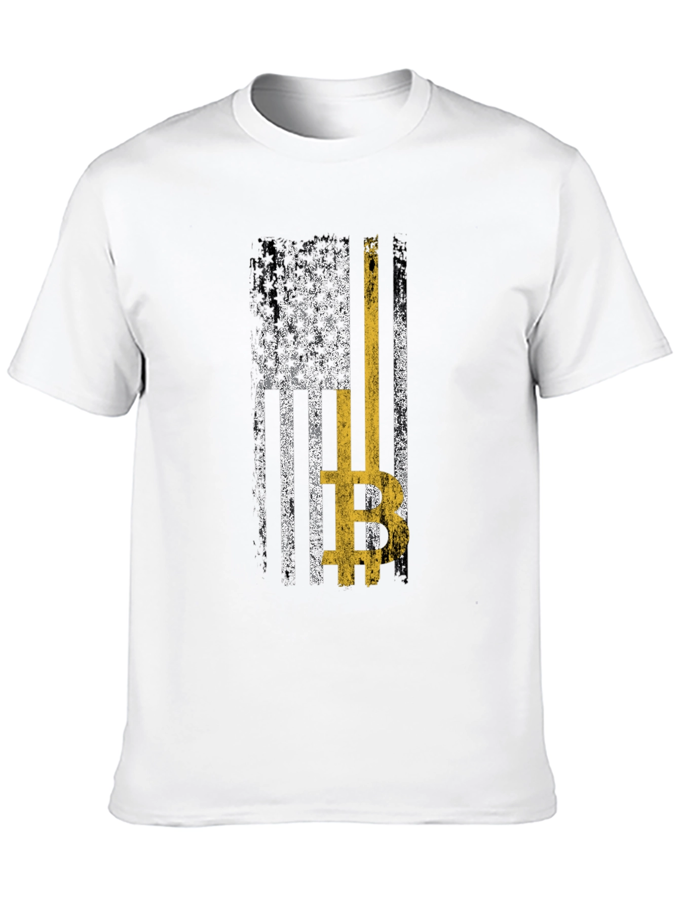 Bitcoin USA Flag Graphic Tee - Crypto T-Shirt - 10