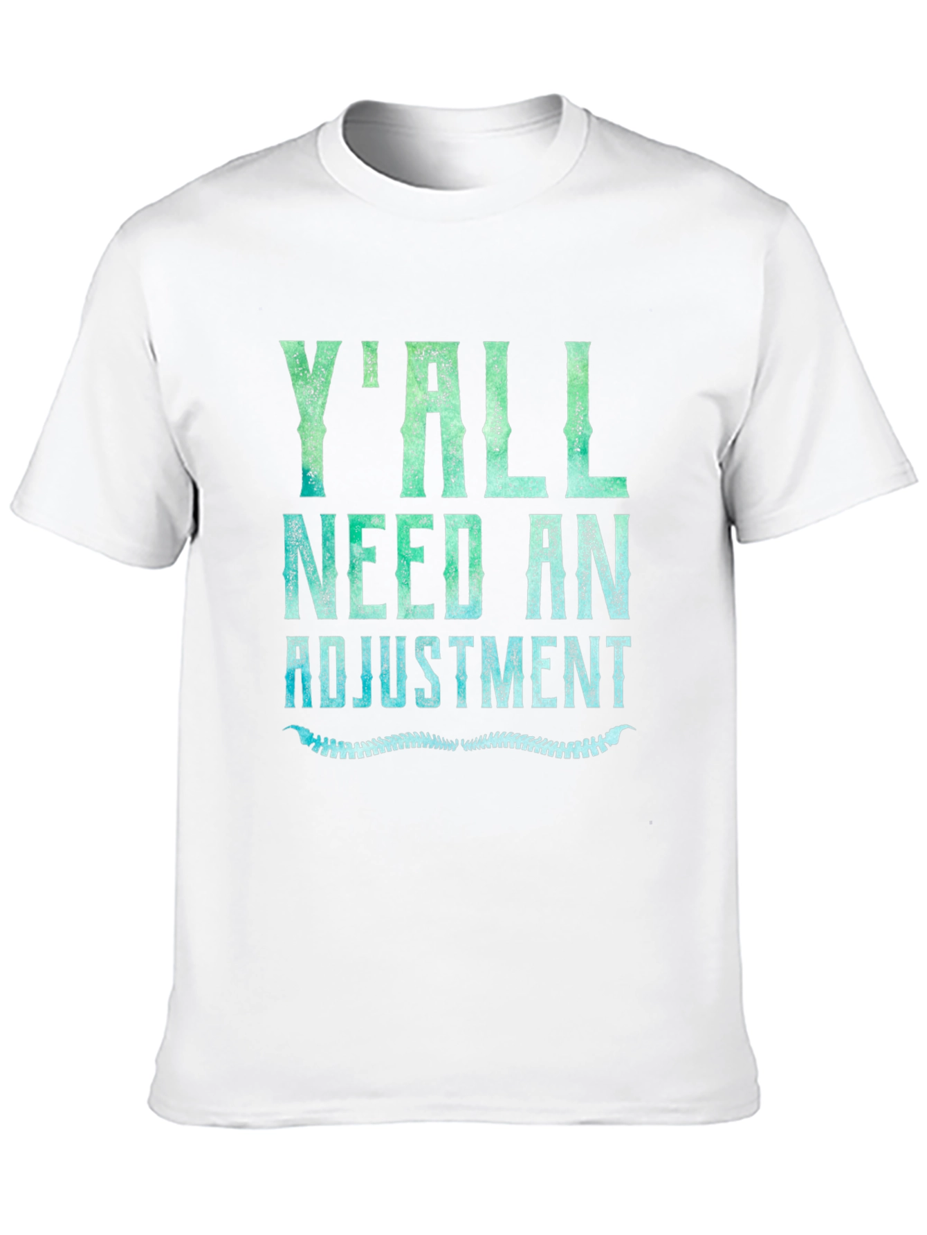 Black Y'all Need An Adjustment Black Graphic Tee view 10