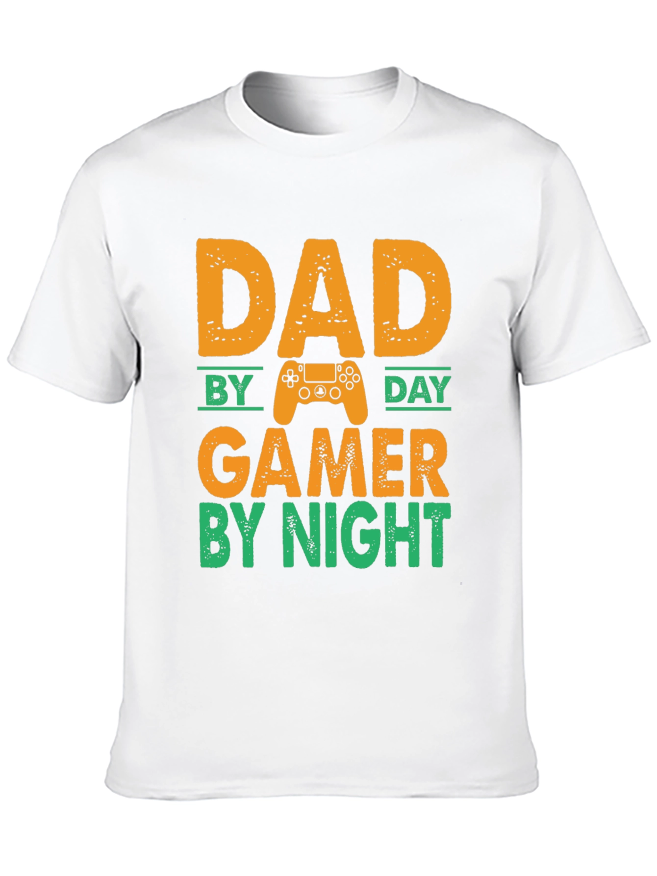 Black Dad By Day Gamer By Night T-Shirt view 10