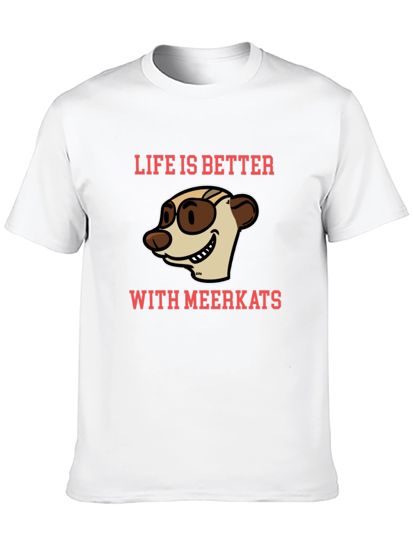Black Life is Better with Meerkats Graphic T-Shirt view 10