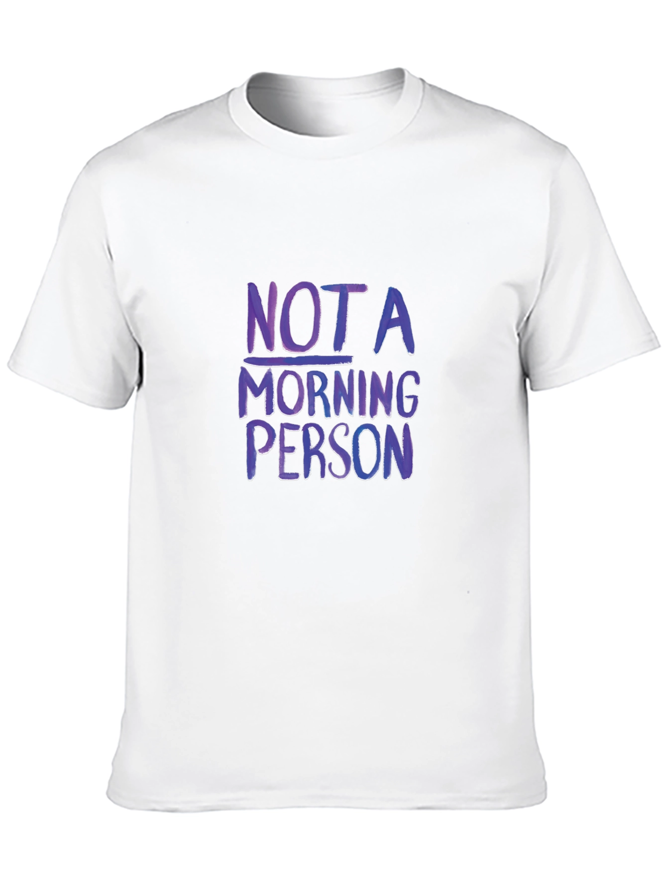 Black Not a Morning Person T-Shirt, Funny Slogan Tee view 10