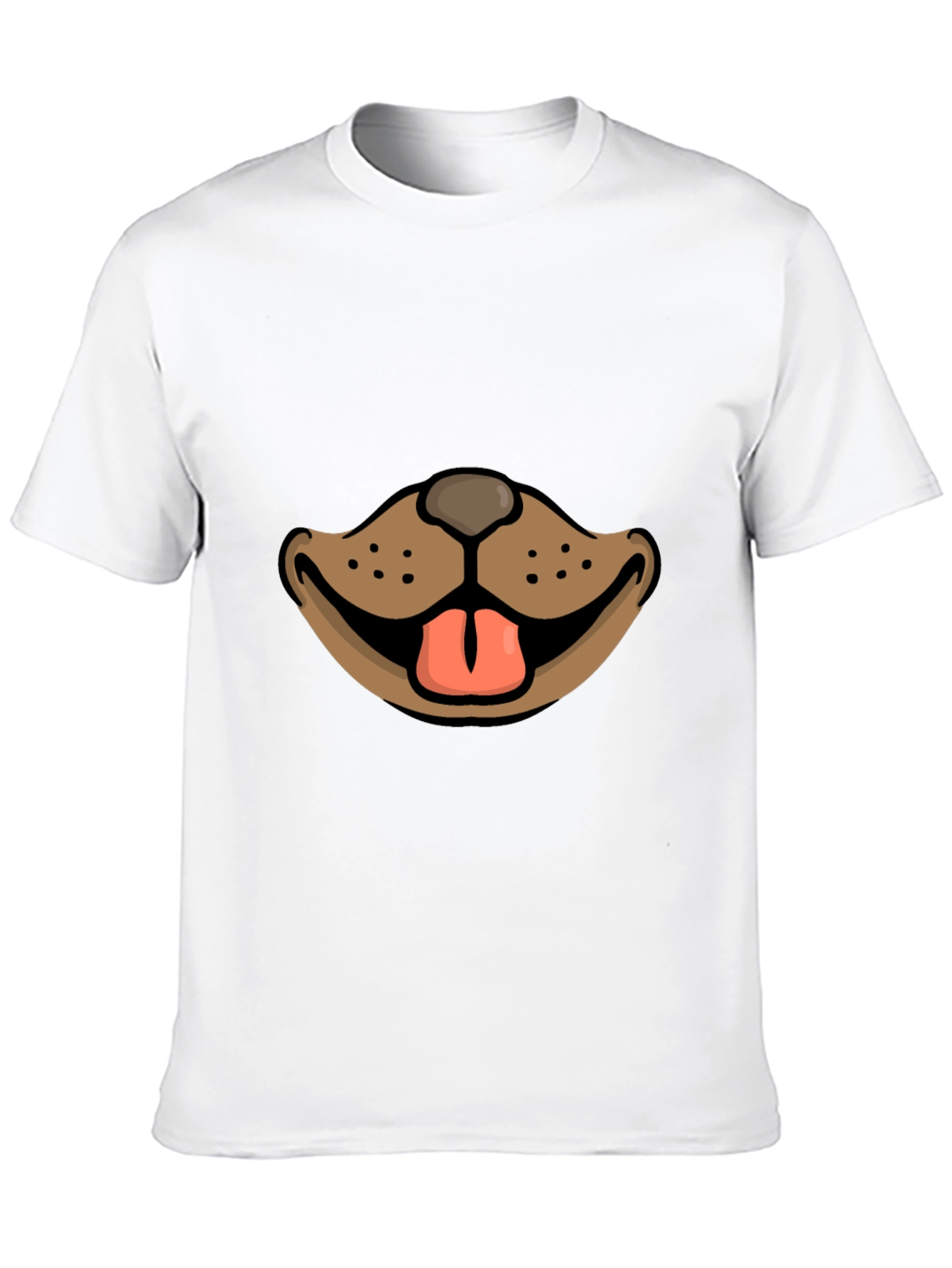 Black Dog Face Graphic Tee - Funny Animal Lover T-Shirt view 10