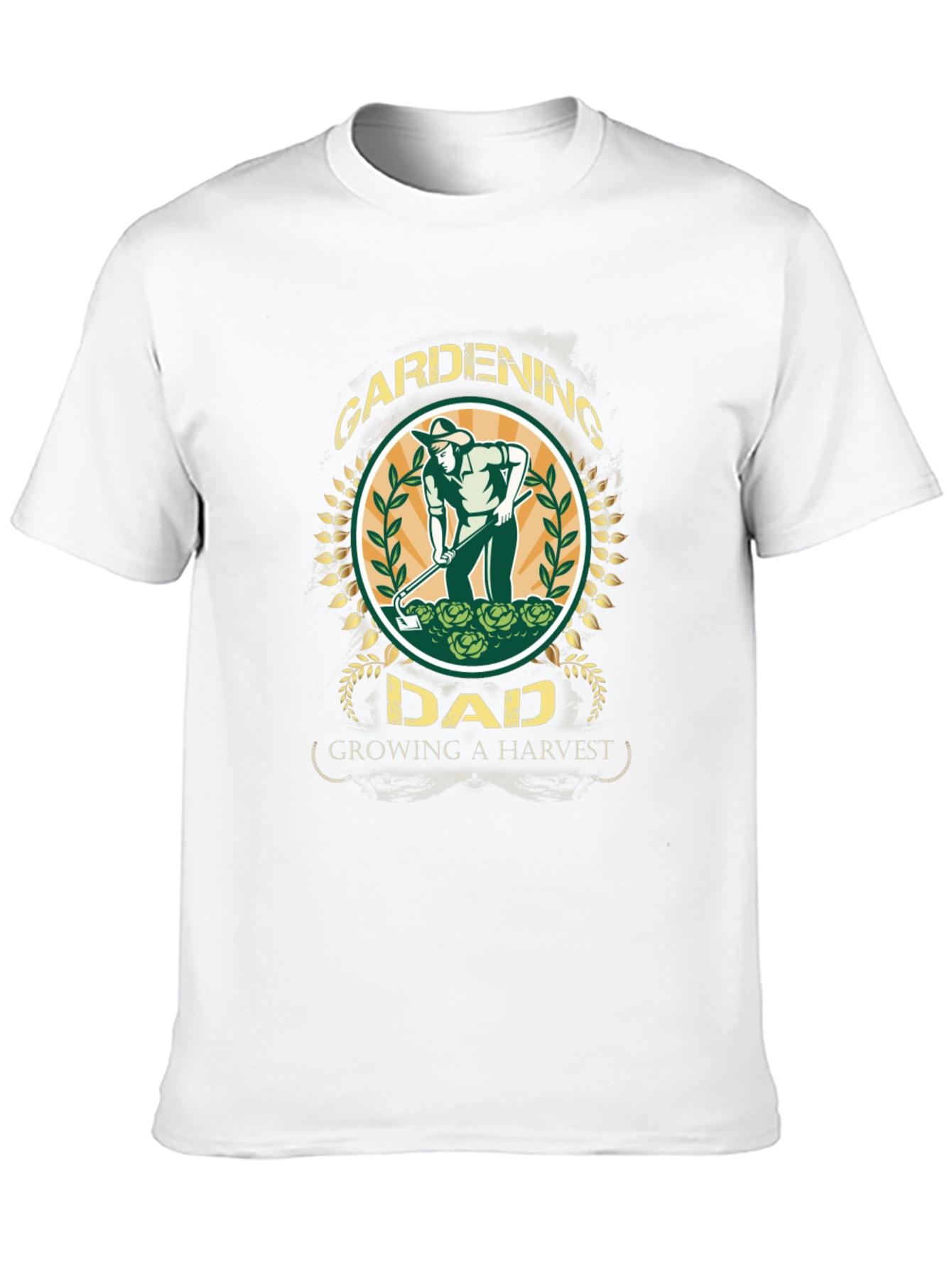 Black Gardening Dad T-Shirt - Growing A Harvest view 10
