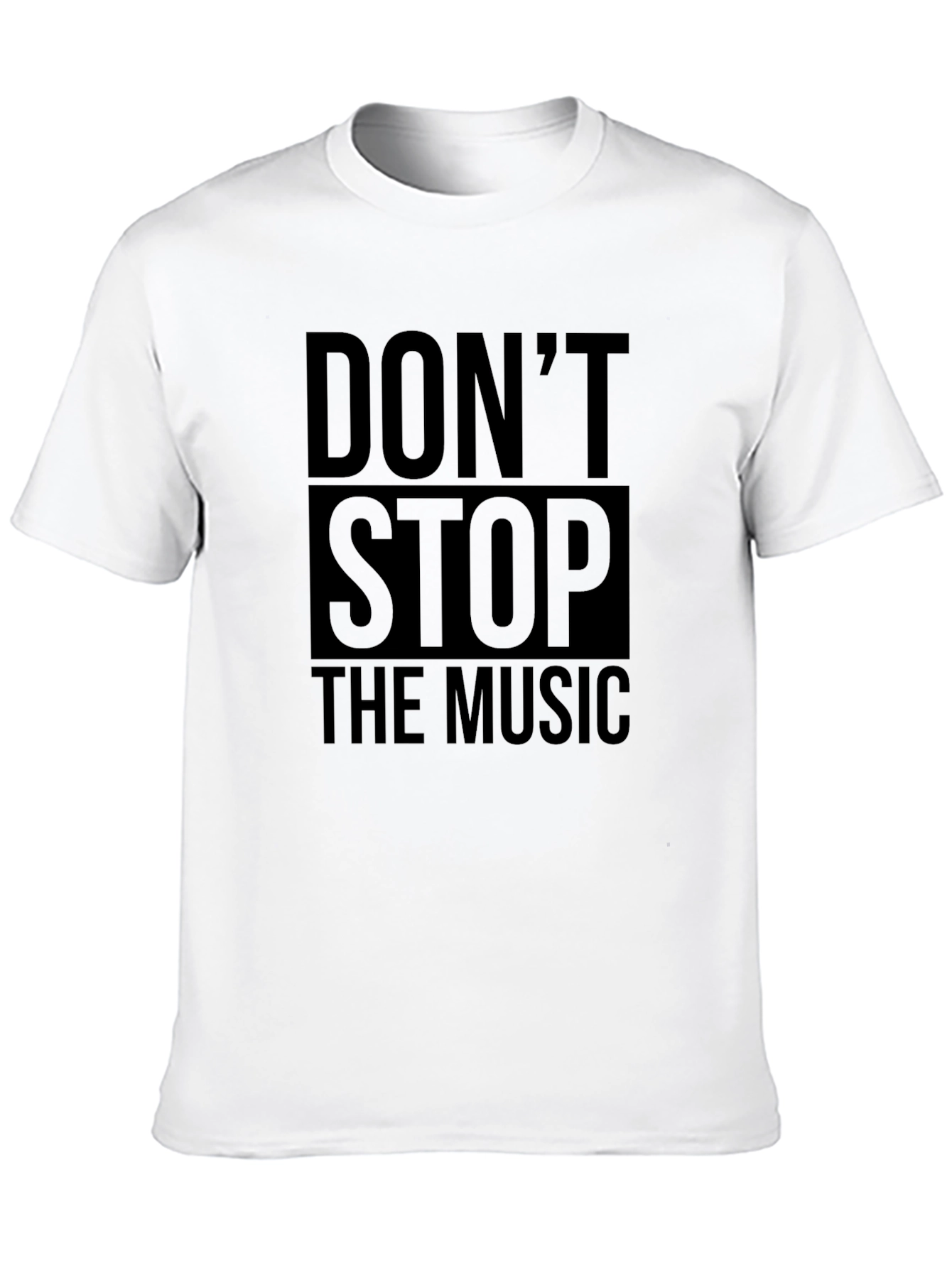 Black Don't Stop the Music Graphic Tee view 10