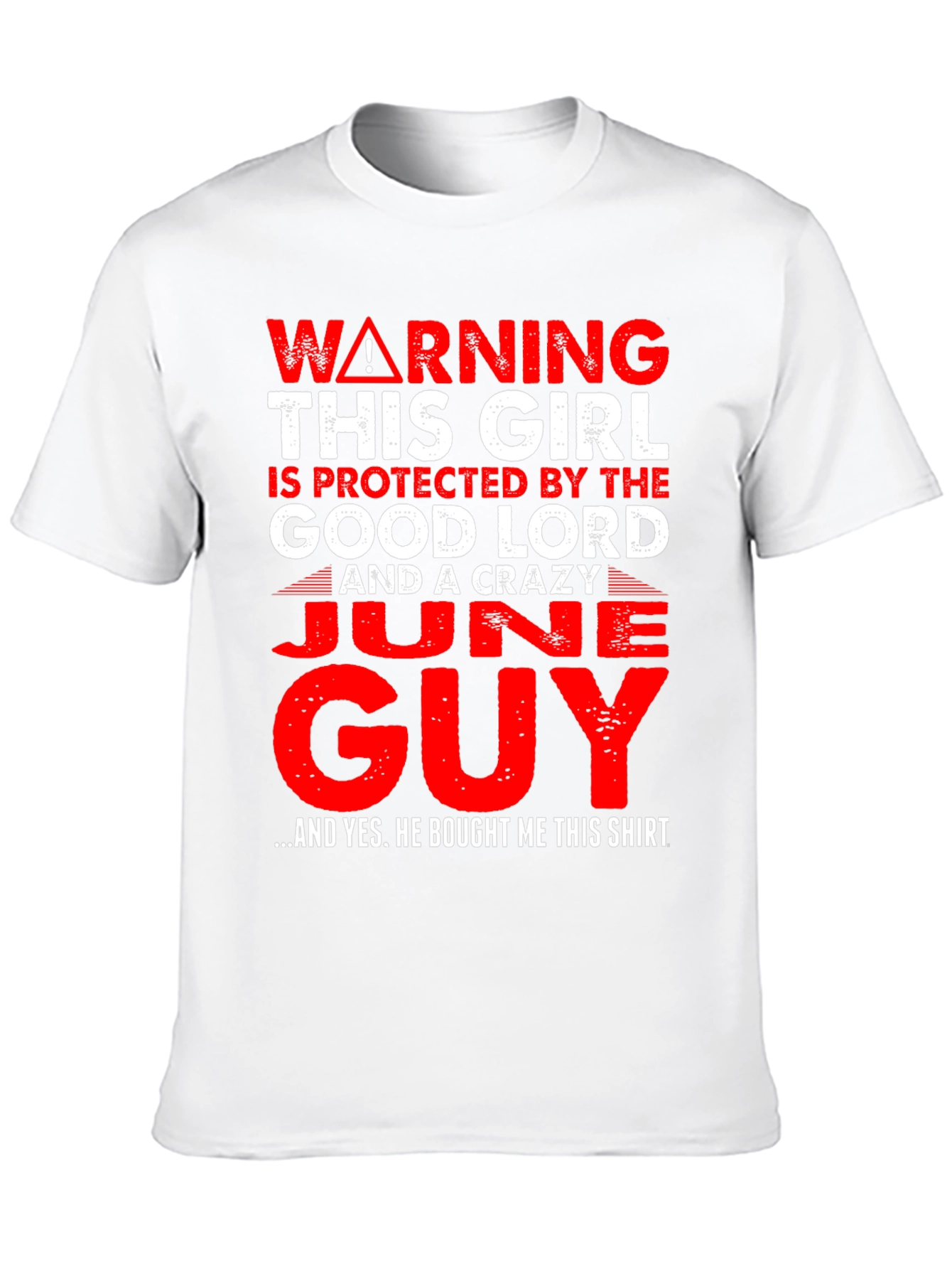 Warning Protected by June Guy T-Shirt - 10