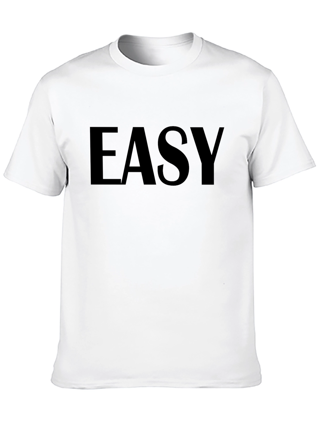 Black EASY Black Graphic Tee - Casual Comfort view 10