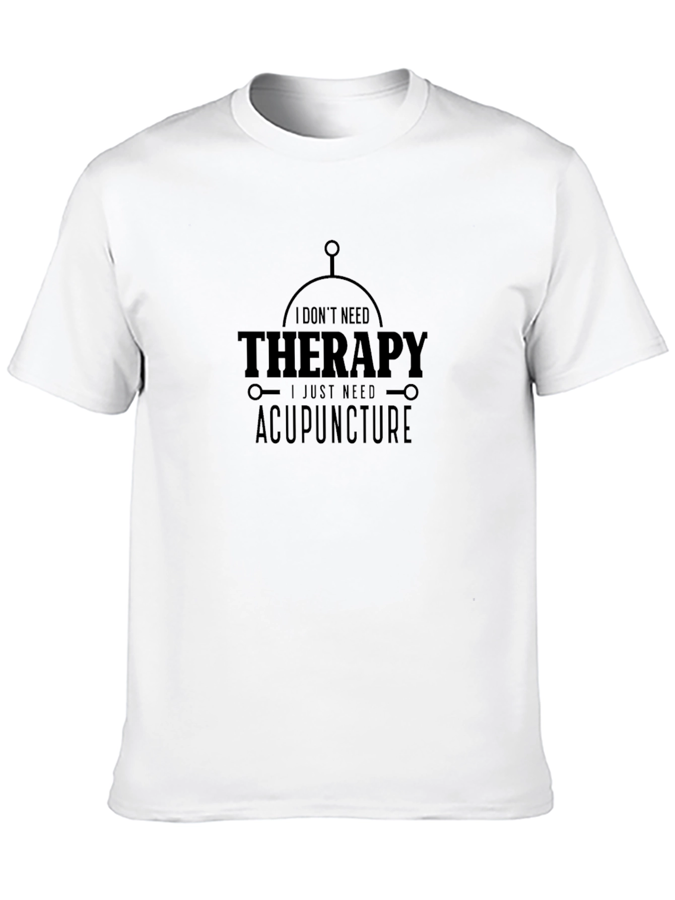 Black Acupuncture Therapy Black Graphic T-Shirt view 10