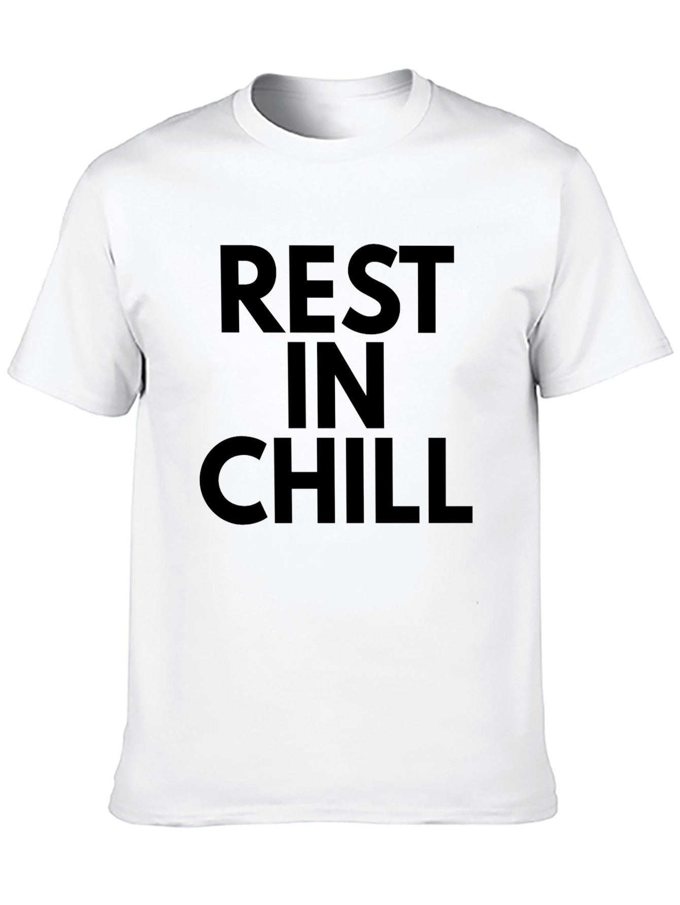 Black Rest In Chill T-Shirt - Relaxed Style view 10