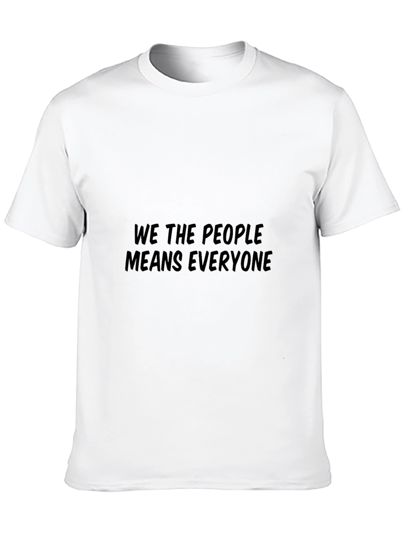 Black We The People T-Shirt: Equality For All view 10