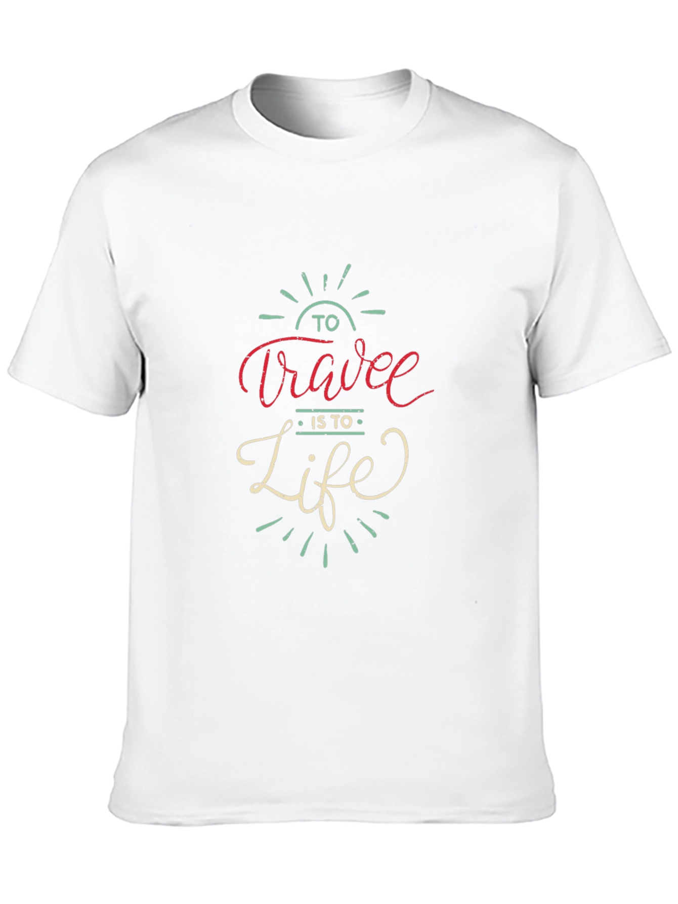 Travel is Life Graphic T-Shirt - 10