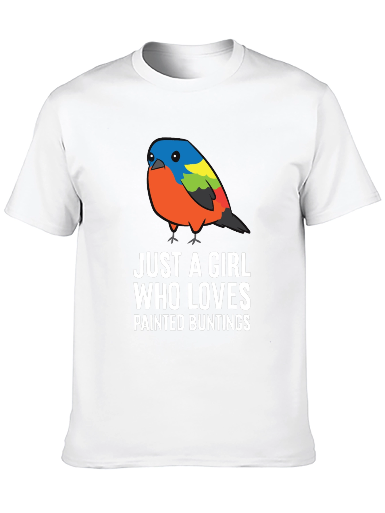 Black Painted Bunting Lover T-Shirt view 10