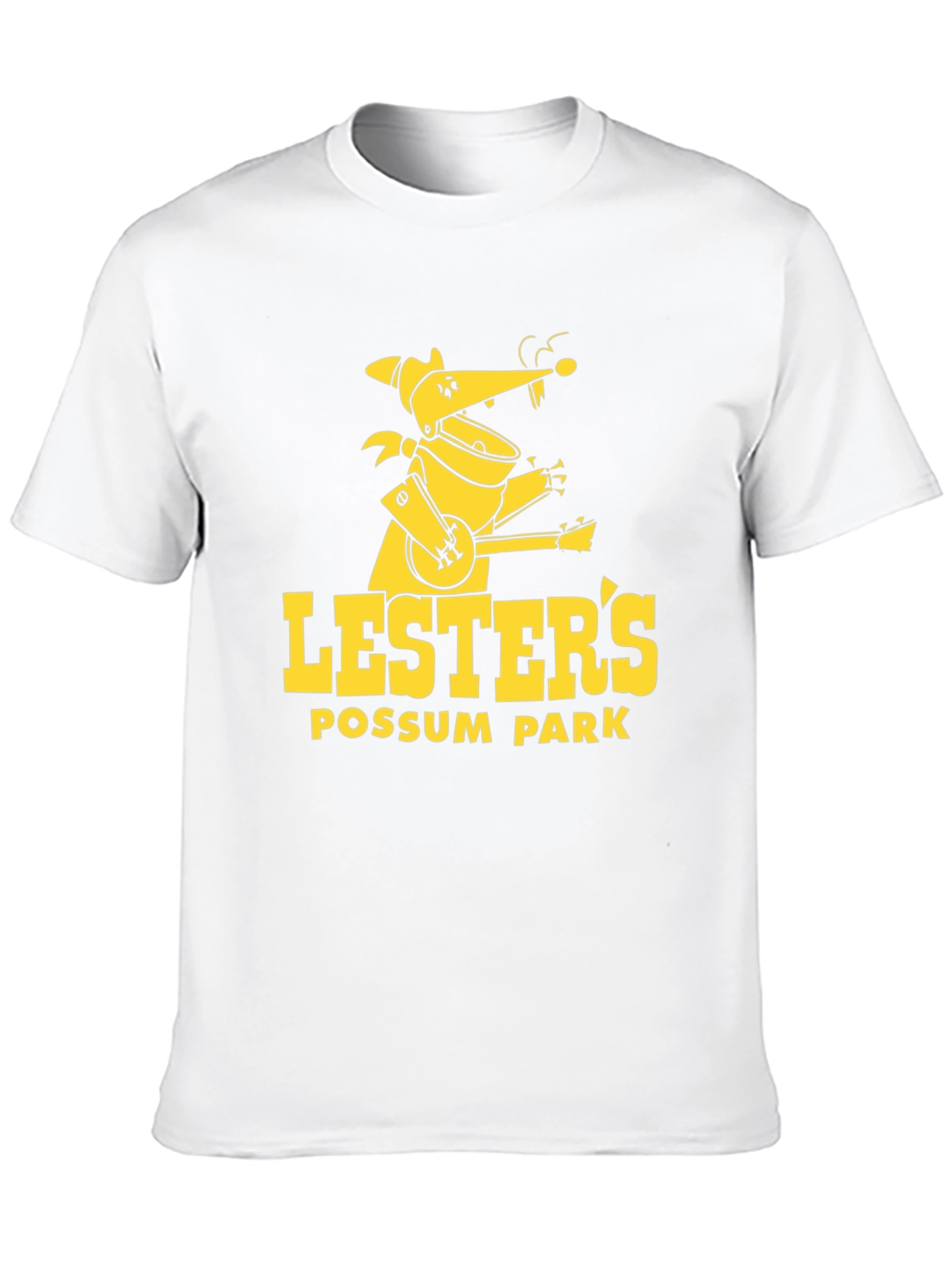 Black Lester's Possum Park Graphic Tee - Black view 10