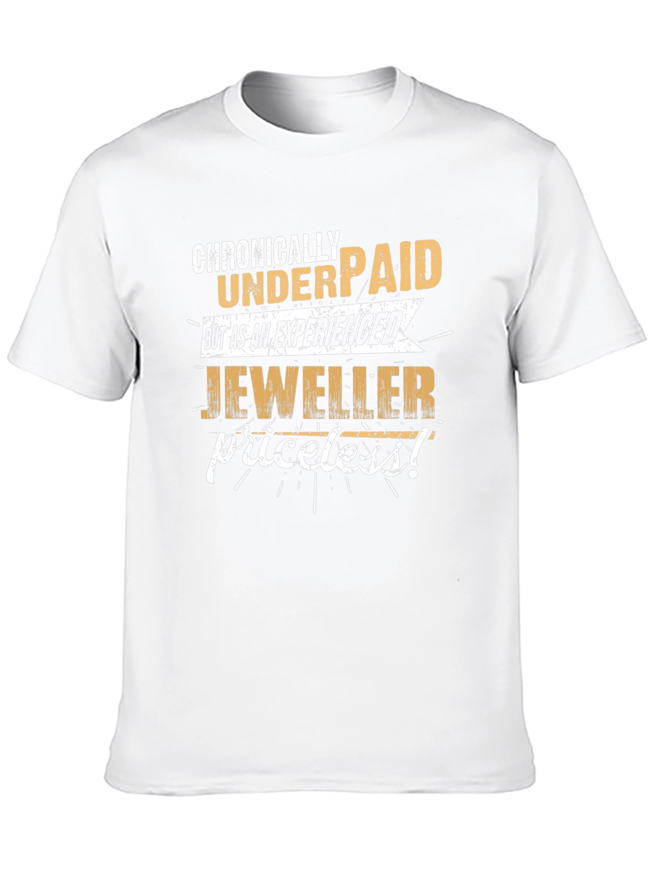 Black Chronically Underpaid Jeweller T-Shirt view 10