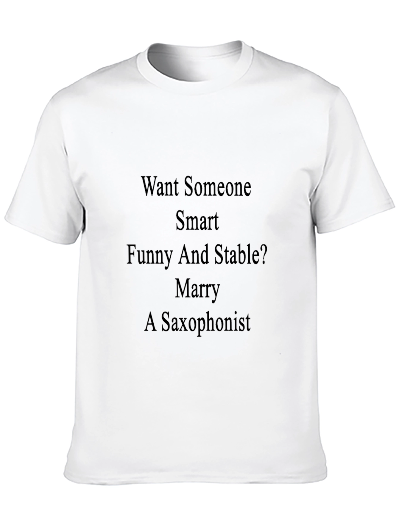 Black Saxophonist Smart Funny Stable Black T-Shirt view 10