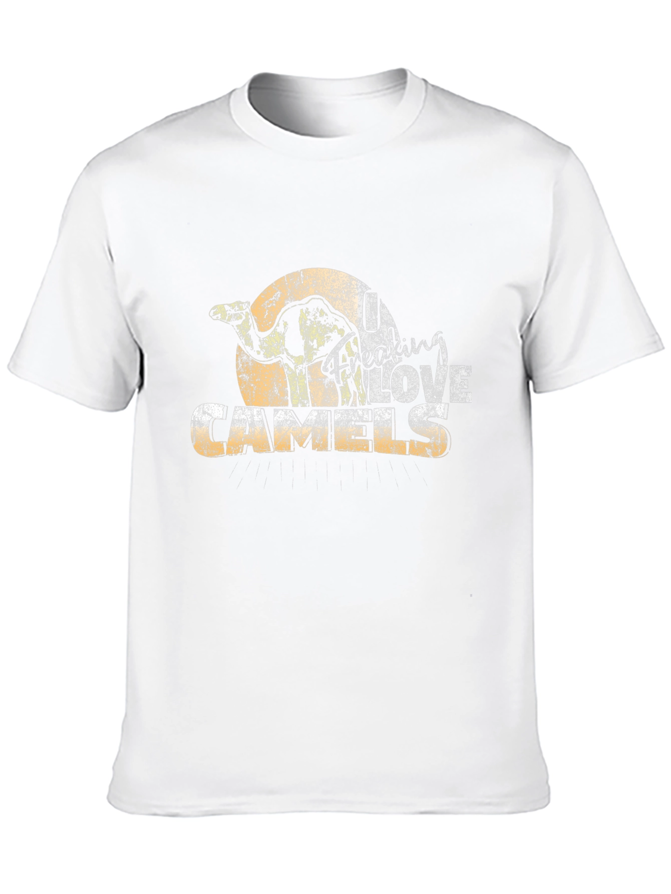Black I Freaking Love Camels Graphic T-Shirt view 10