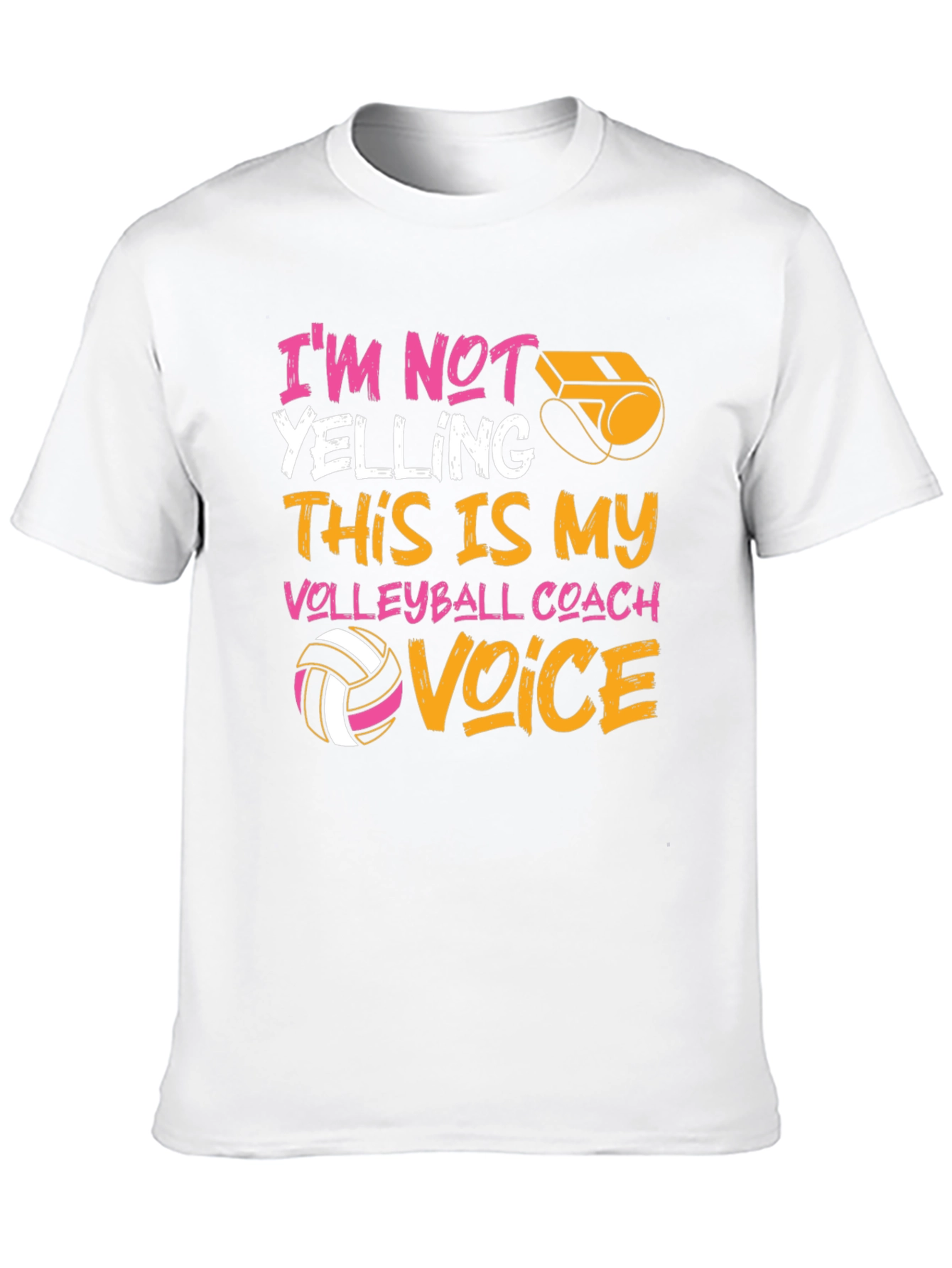 Black Volleyball Coach Novelty Graphic T-Shirt view 10