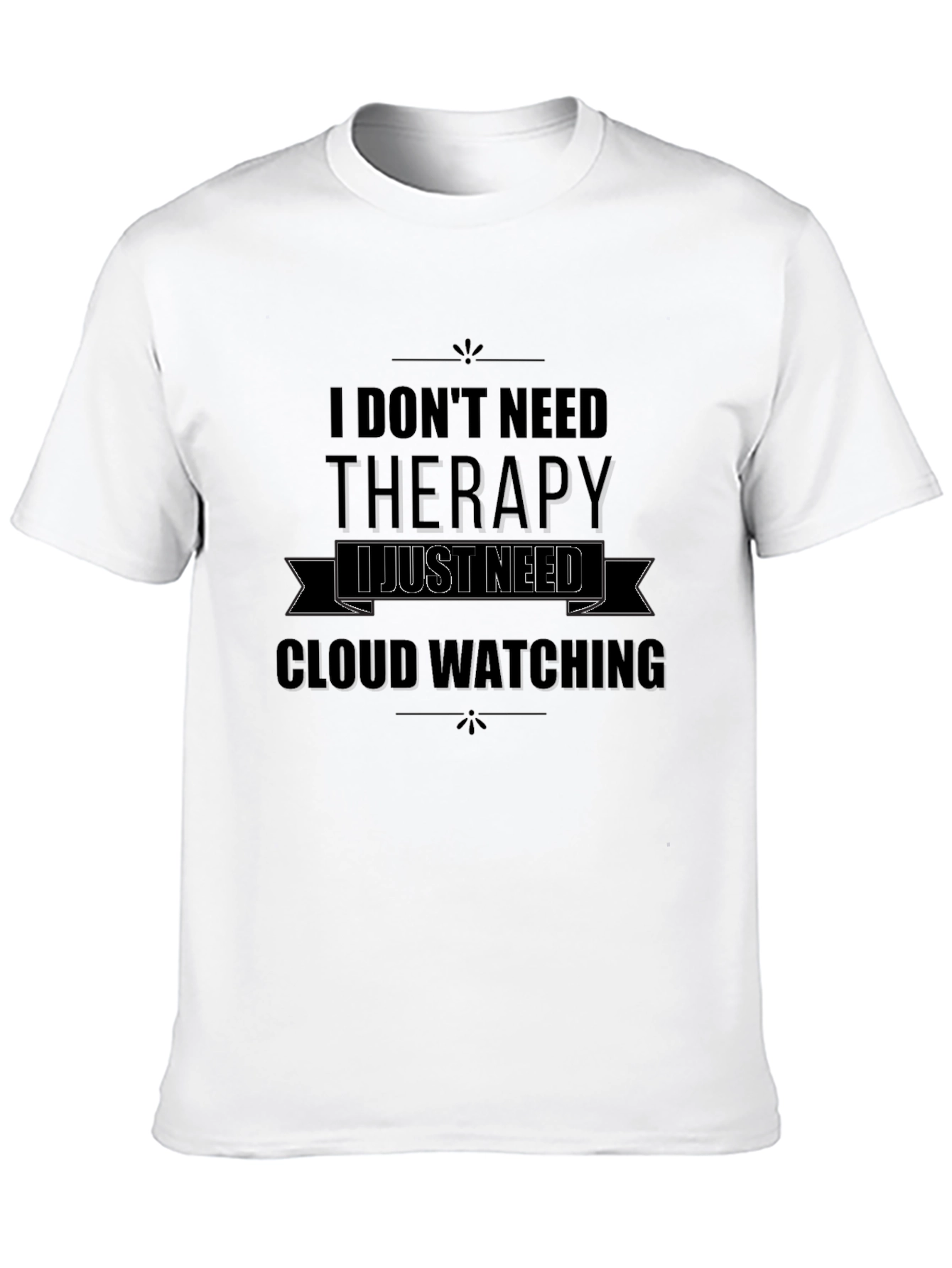 Black Cloud Watching T-Shirt - Therapy Alternative Tee view 10