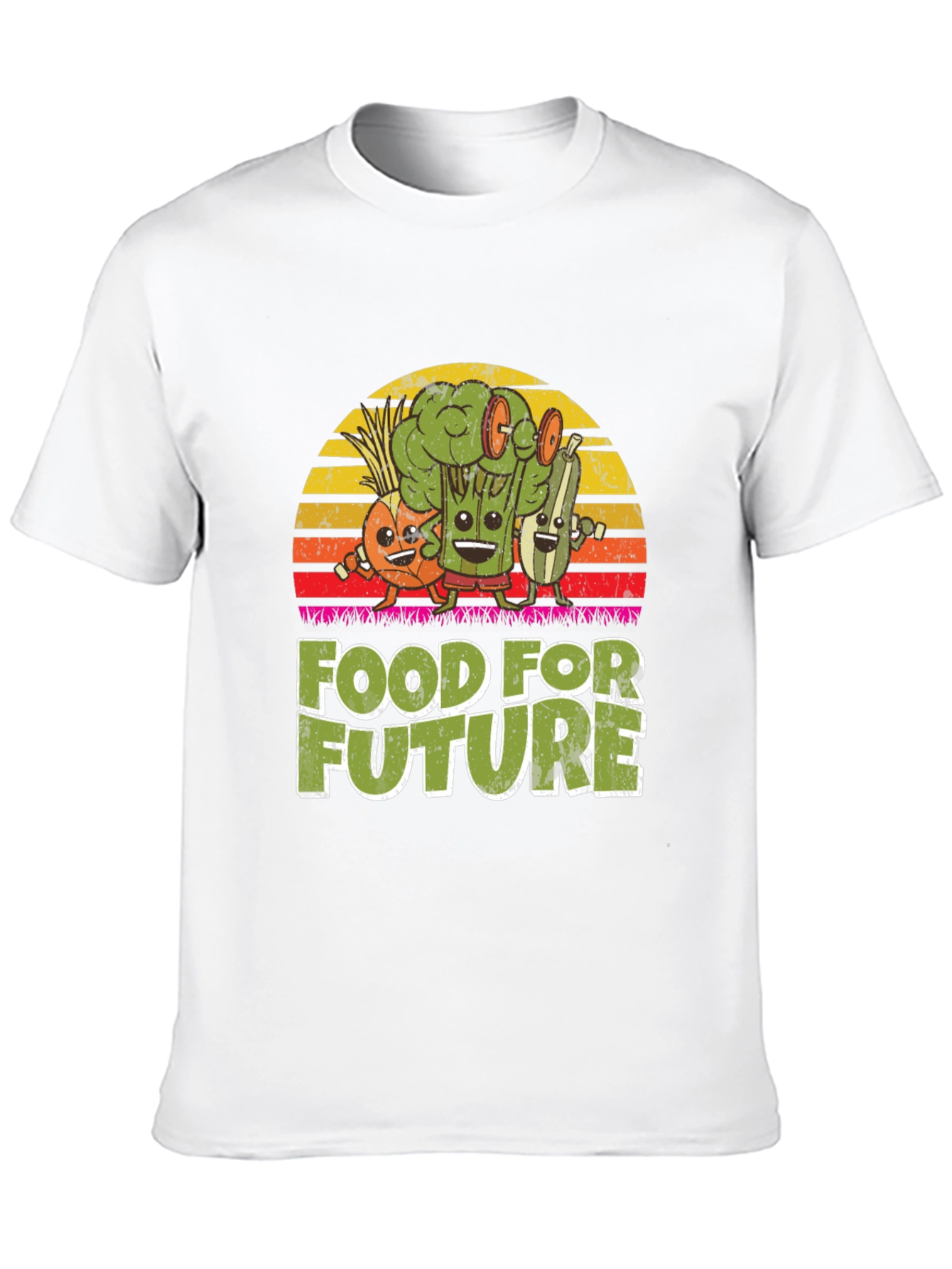 Black Food For Future Vegan Graphic T-Shirt view 10