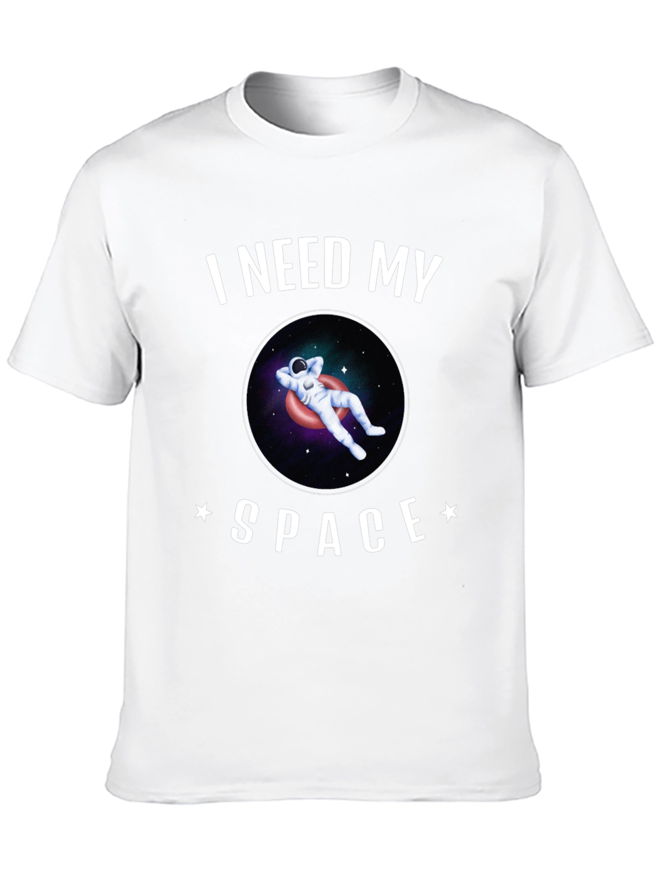 Black I Need My Space Graphic T-Shirt view 10