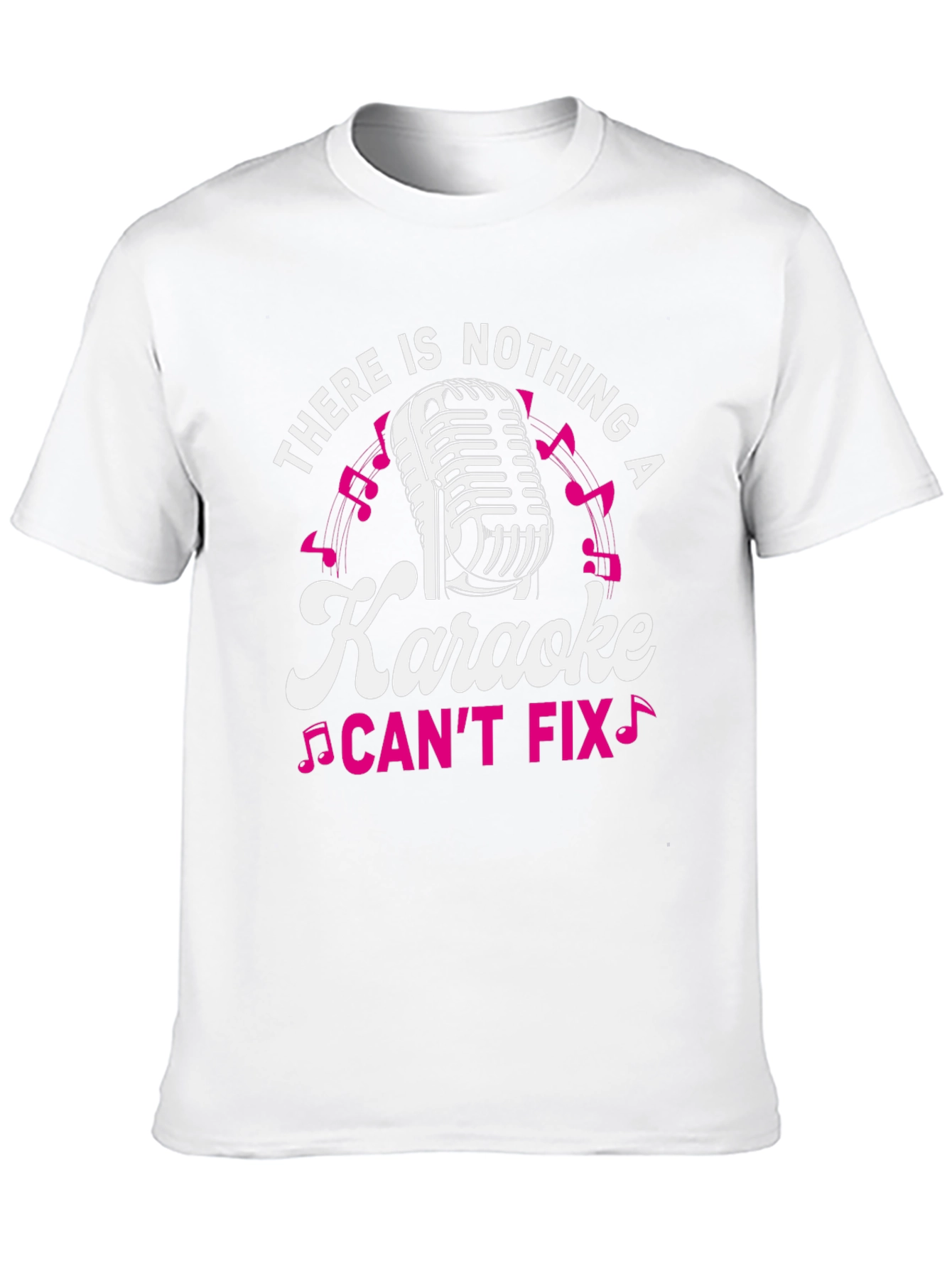 Black Karaoke Fix T-Shirt - Music Lover Tee view 10