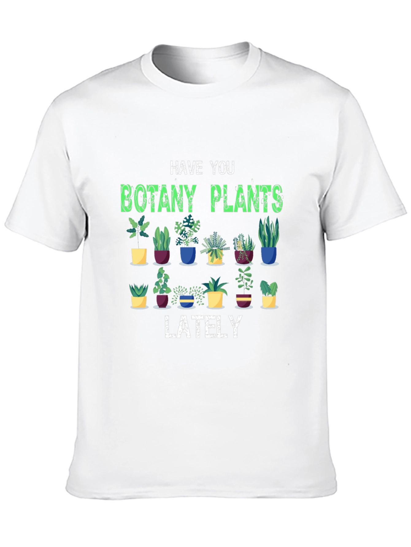 Black Botany Plants T-Shirt - Garden Lover Tee view 10