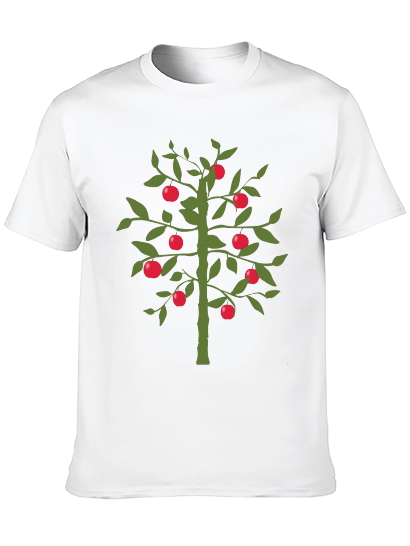 Black Apple Tree Graphic Tee - Black view 10