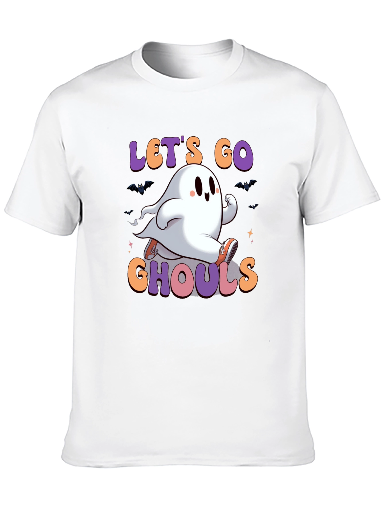 Black Let's Go Ghouls Graphic Tee view 10
