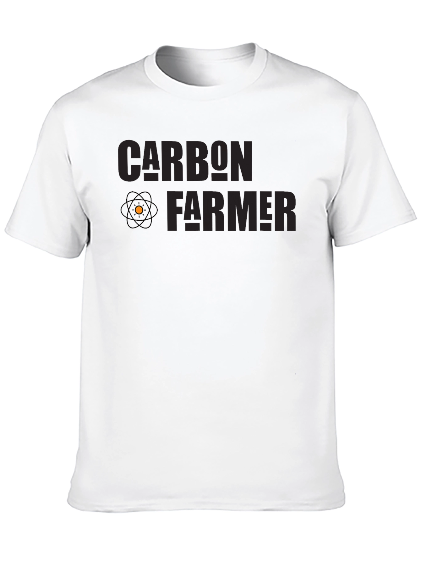 Black Carbon Farmer Graphic T-Shirt view 10