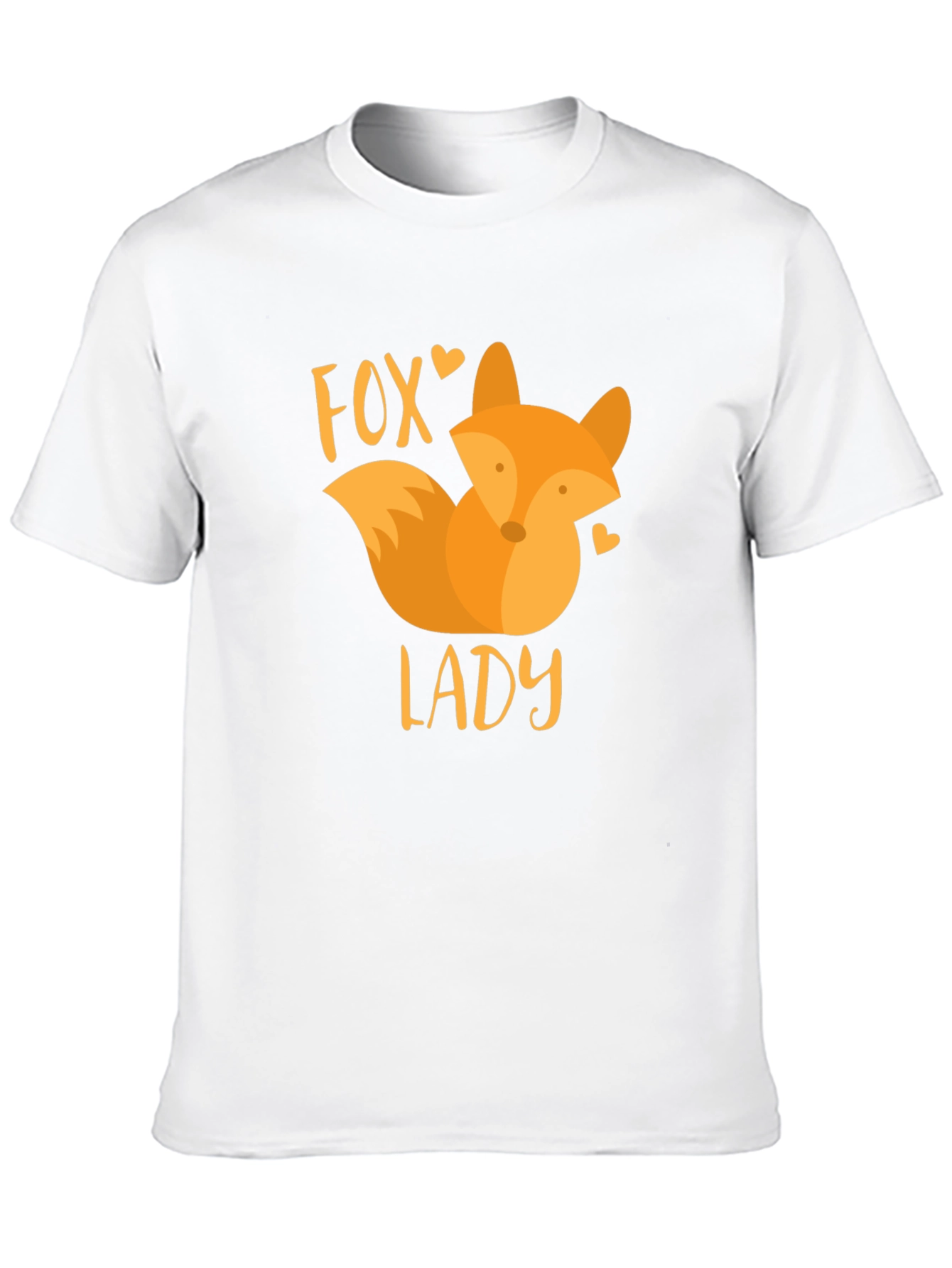 Black Fox Lady Graphic T-Shirt - Fun Animal Design view 10