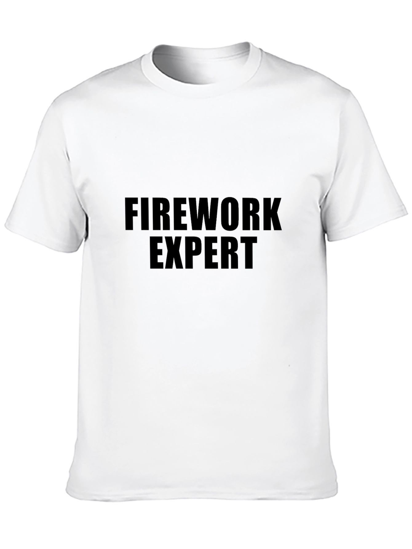 Black Firework Expert Tee - Bold Statement Shirt view 10
