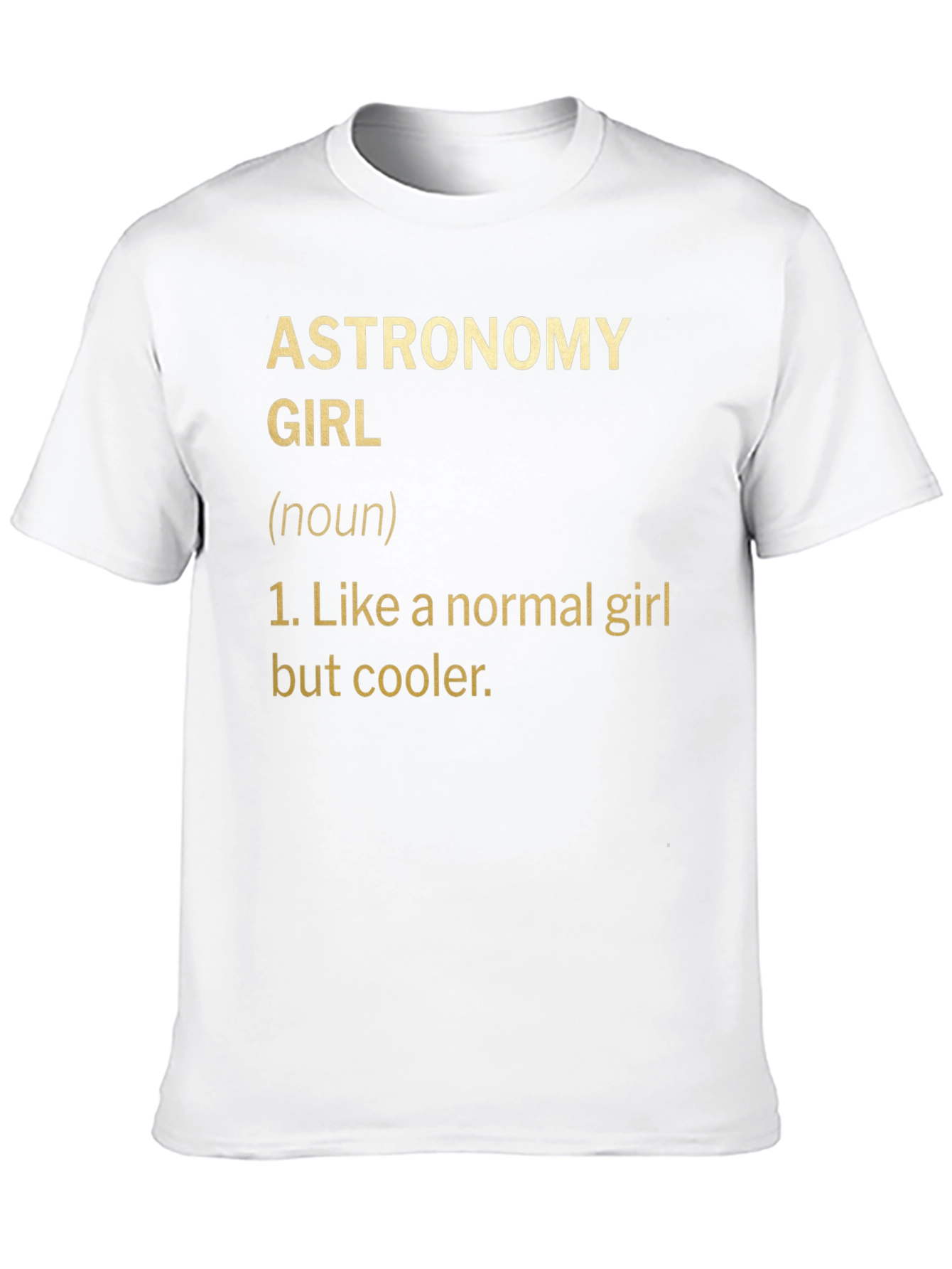 Black Astronomy Girl Black Cotton T-Shirt view 10